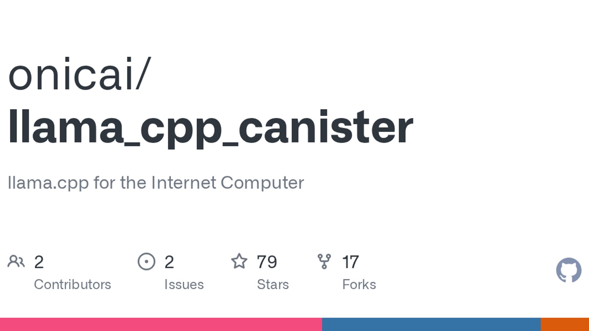 llama_cpp_canister Upgrade Delivers 2.8× ICP Speedup