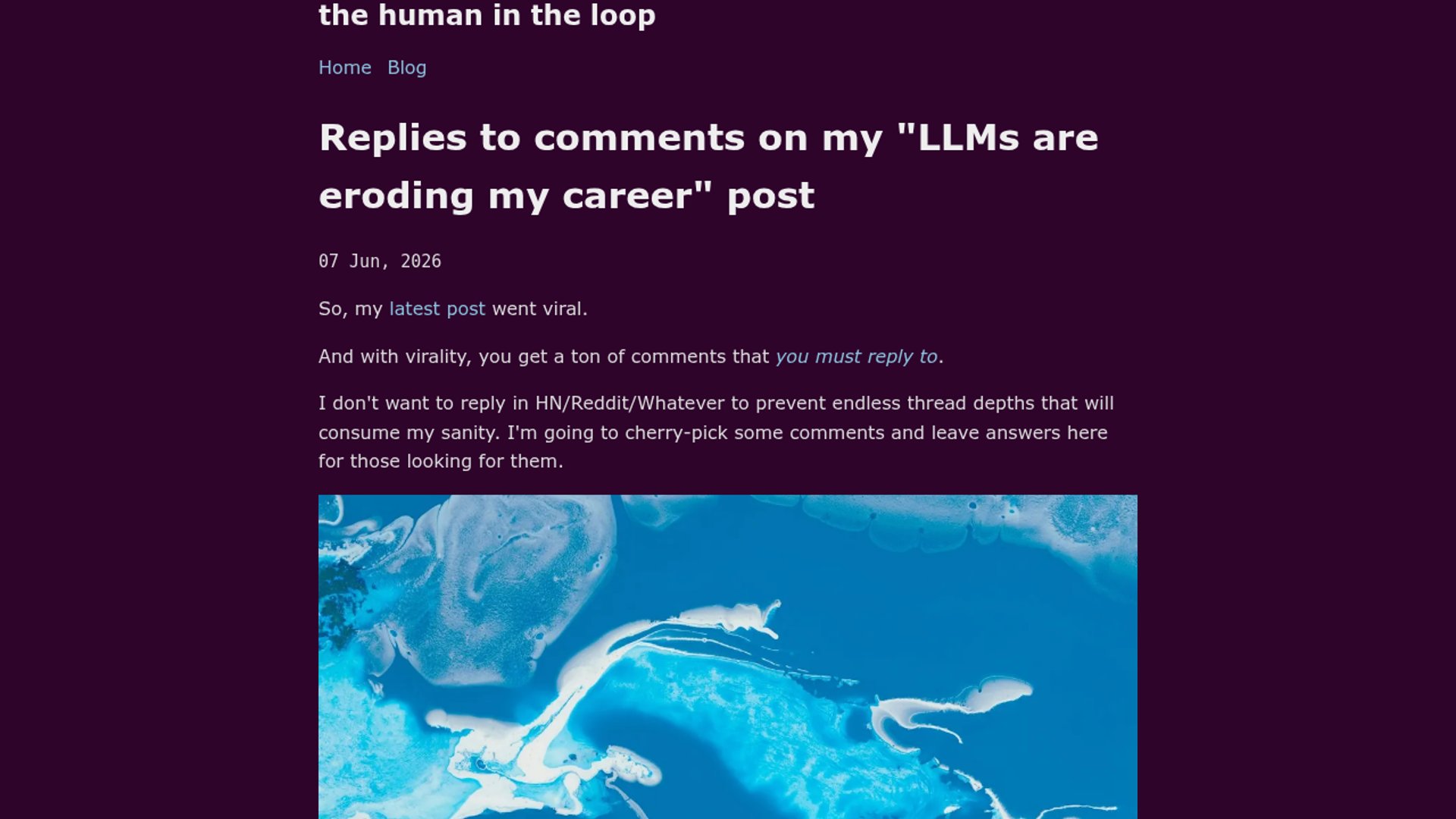 Developer explains core agent loop in agentic systems