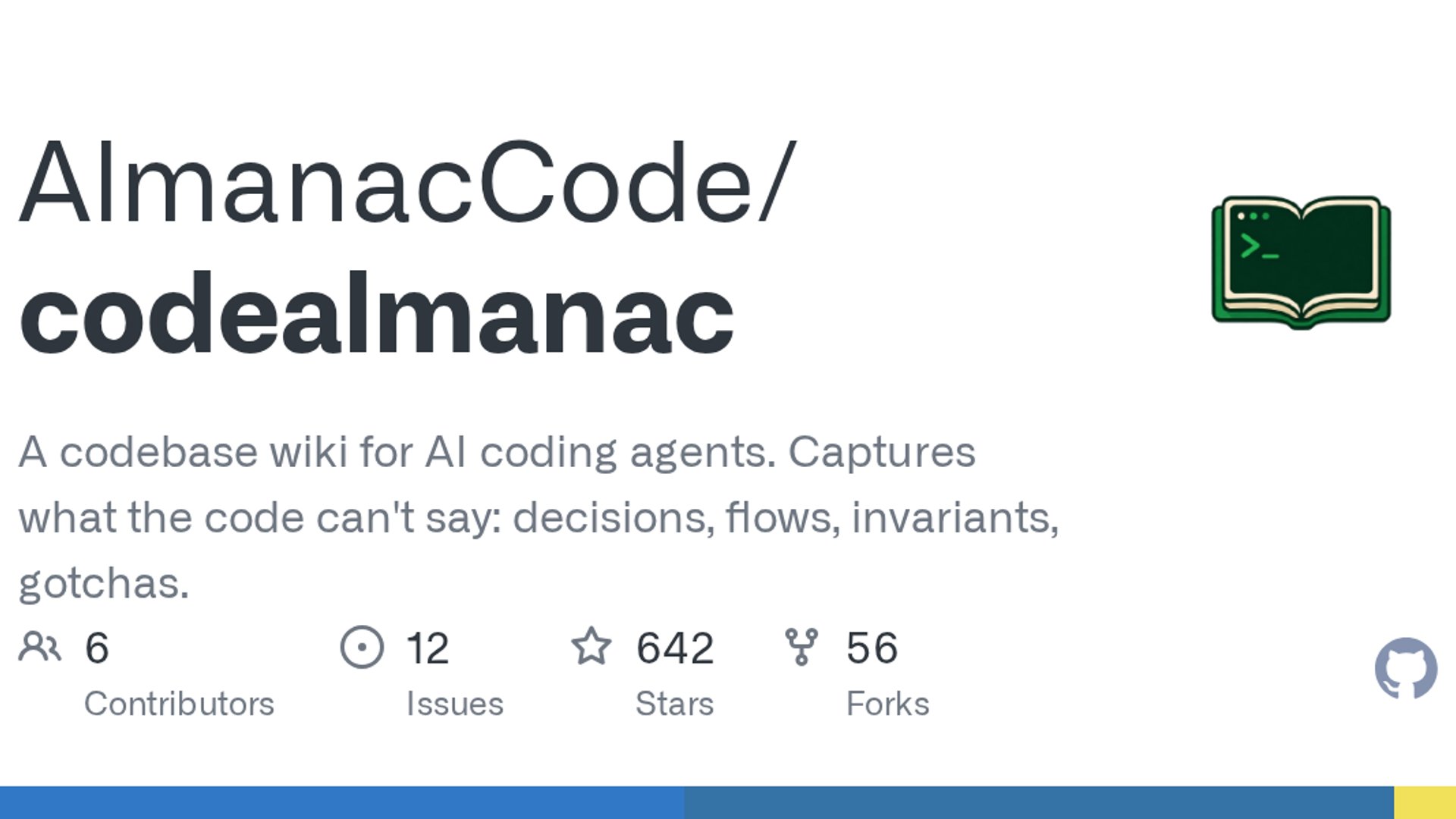 CodeAlmanac converts agent sessions into repo wiki