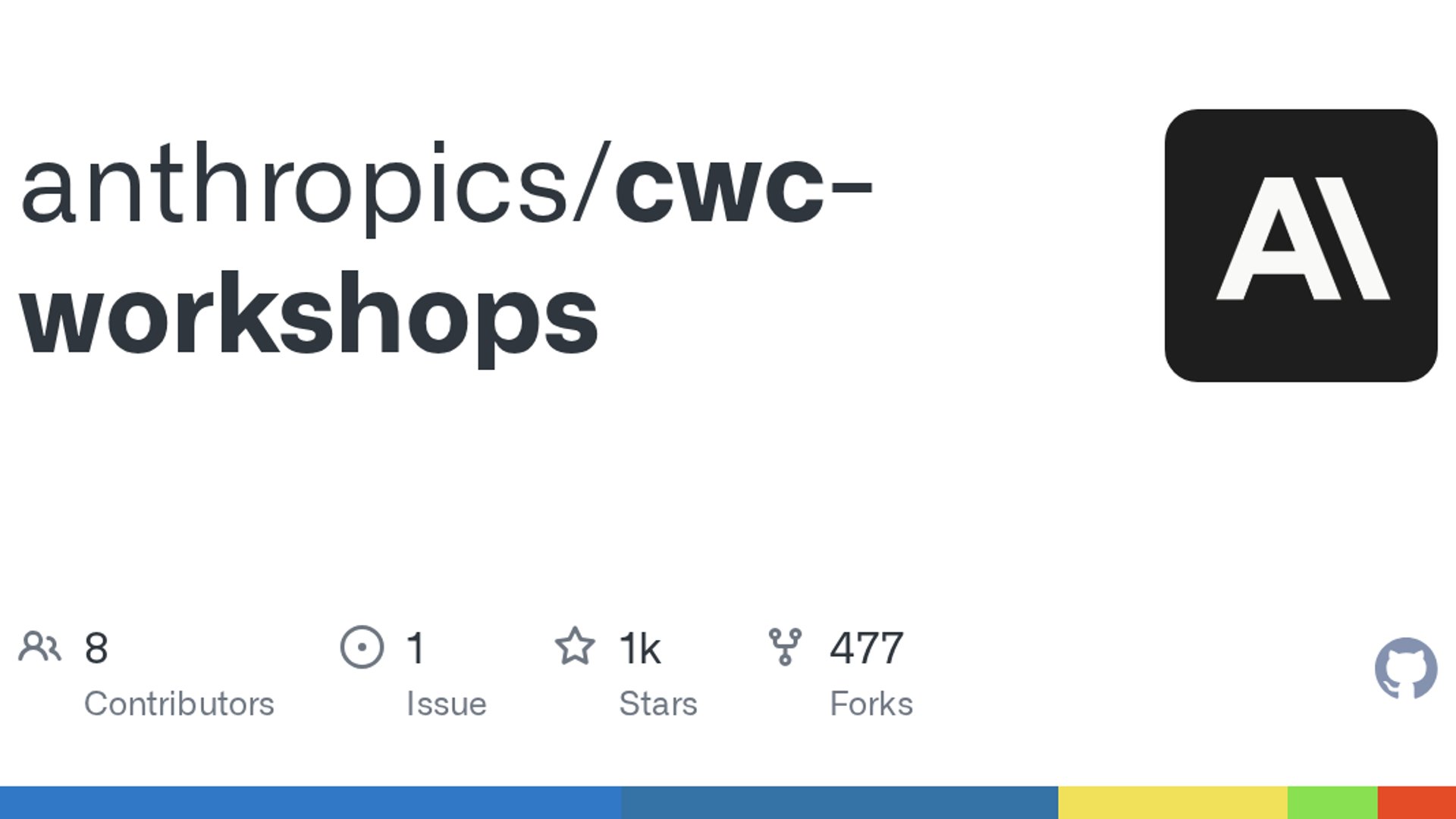 Anthropic open-sources its "Code with Claude" workshop materials on GitHub to guide developers in building, evaluating, and decomposing agentic AI workflows.