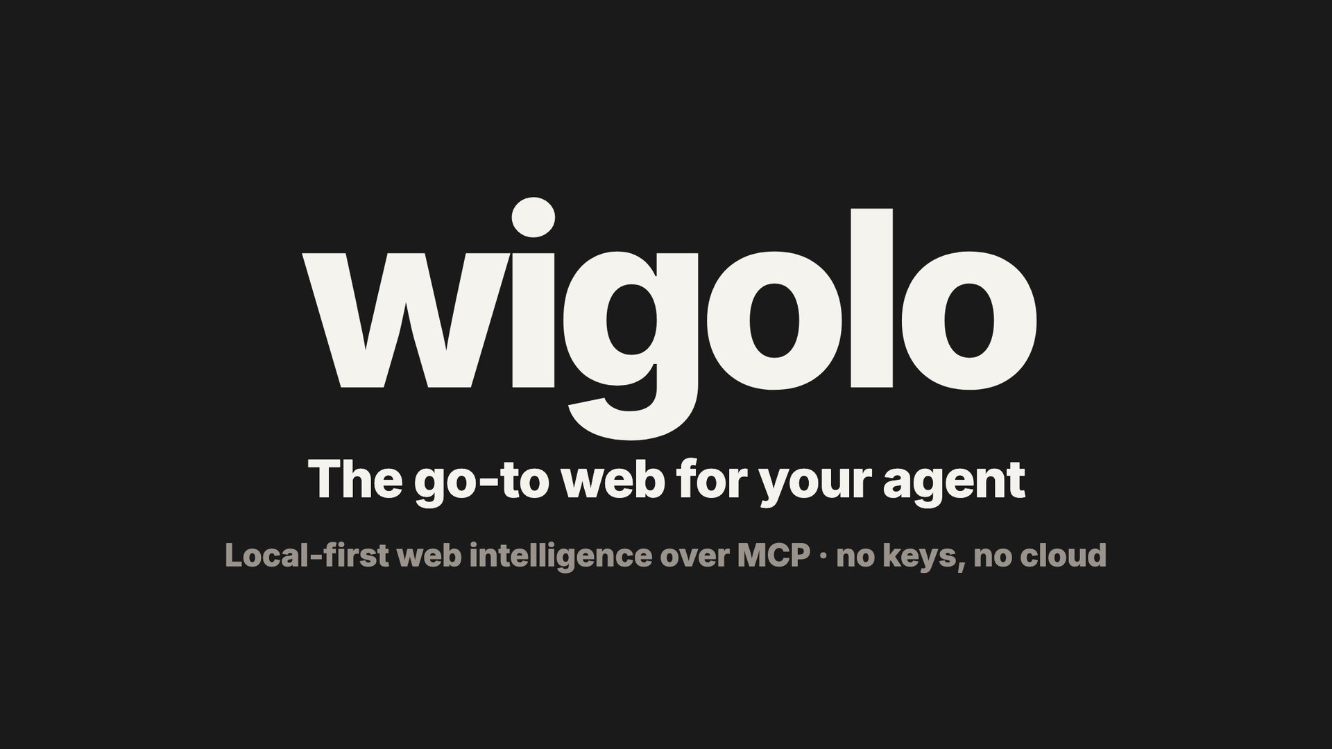 Wigolo launches local-first MCP search engine
