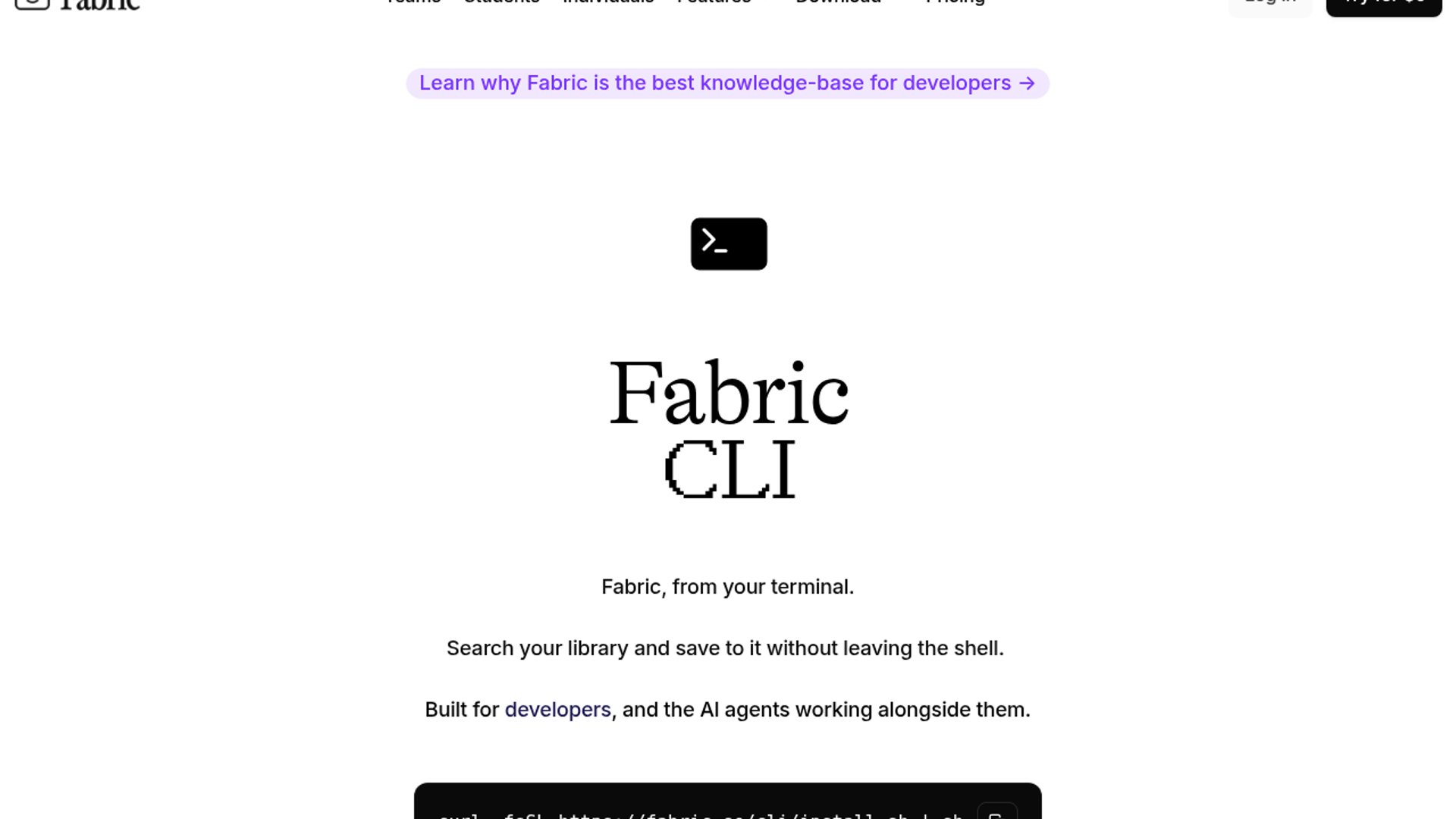 Fabric passes autonomous install test