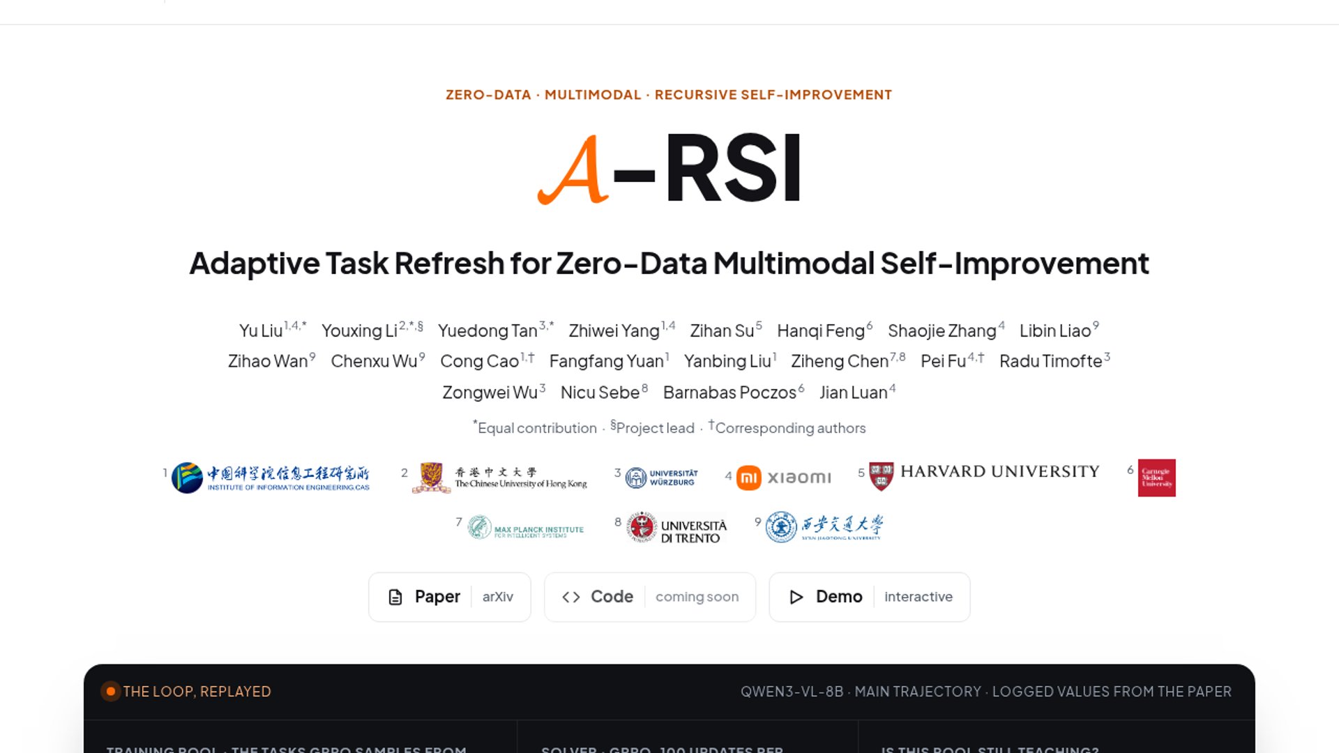A-RSI Refreshes Stale Tasks, Lifts Multimodal Scores