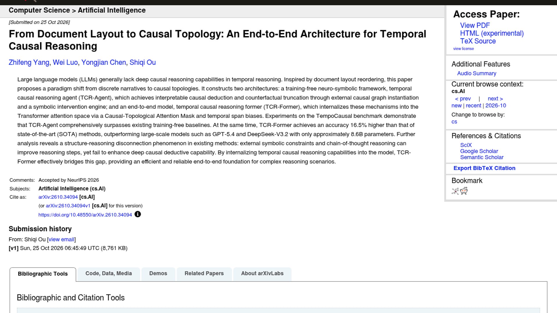 TCR-Former Outruns Bigger Models on Causal Time