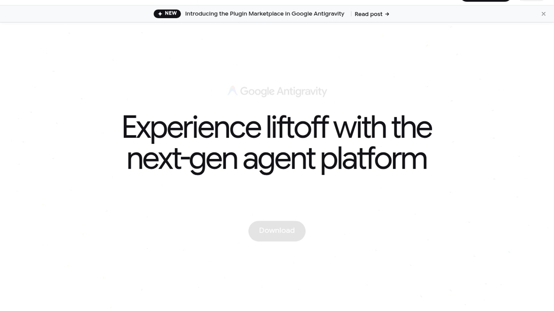 Antigravity Opens Plugin Marketplace in Customizations