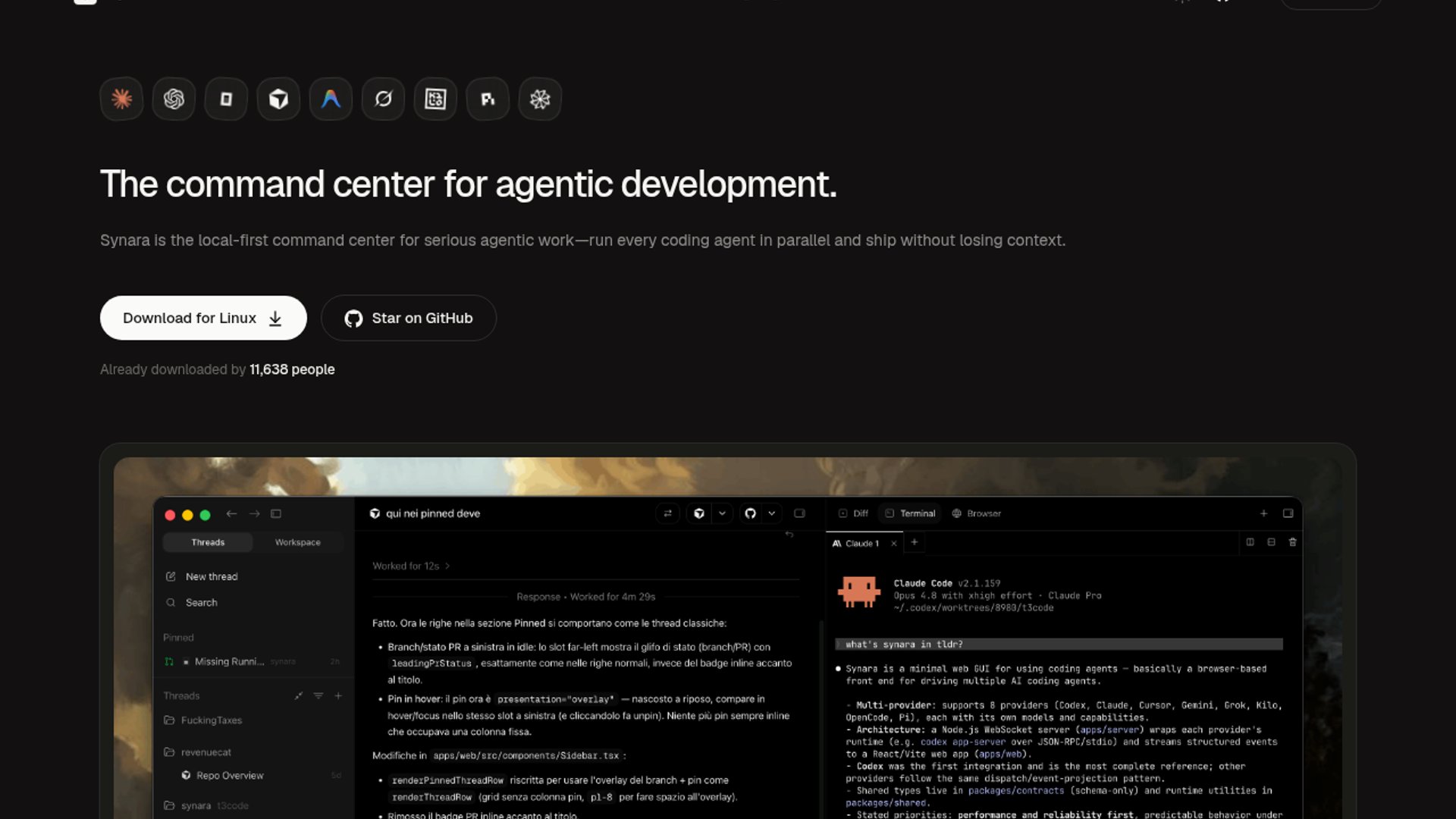 Synara v0.6.4 adds visible browser control