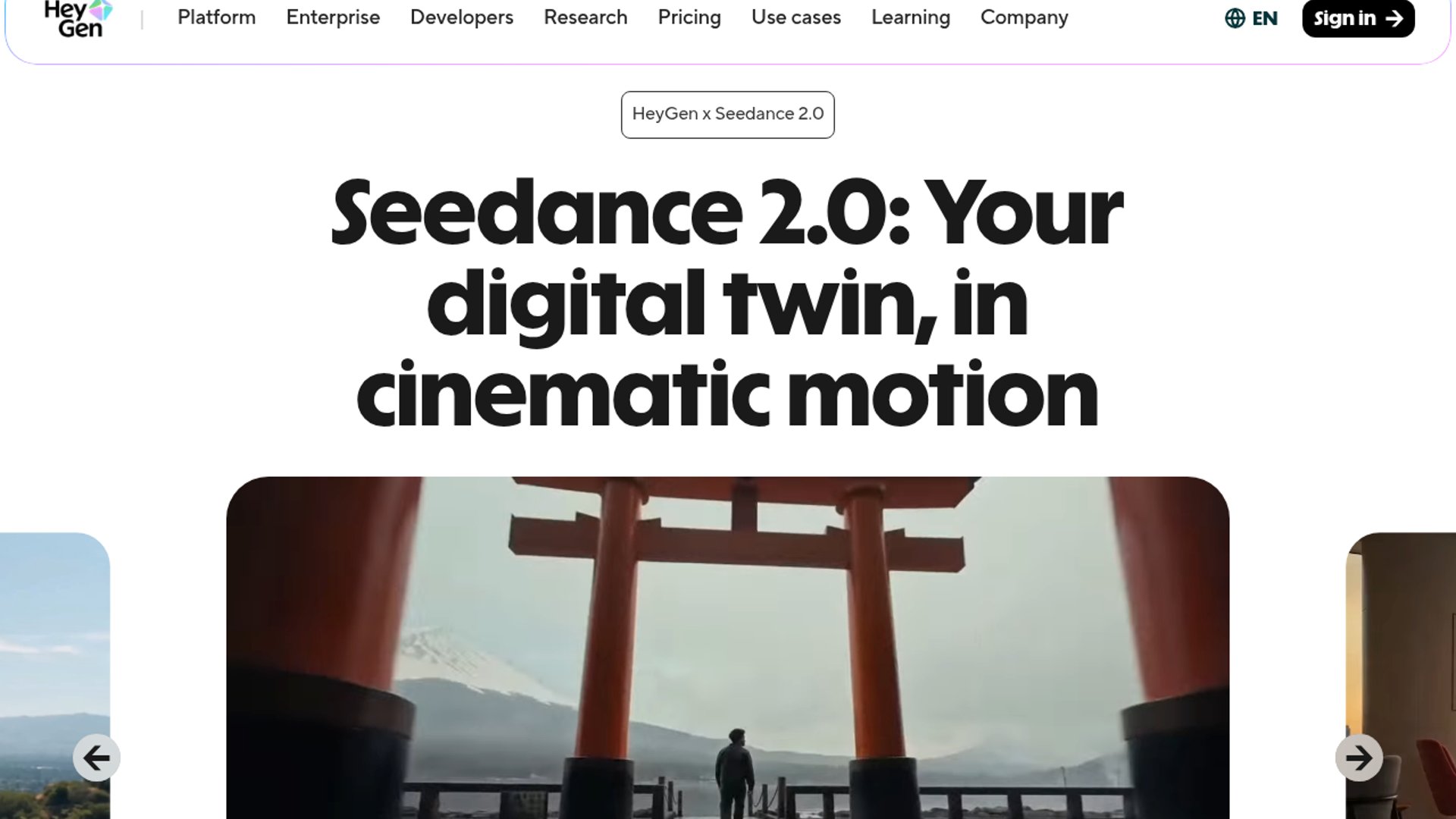 HeyGen adds Seedance 2.0 cinematic twins