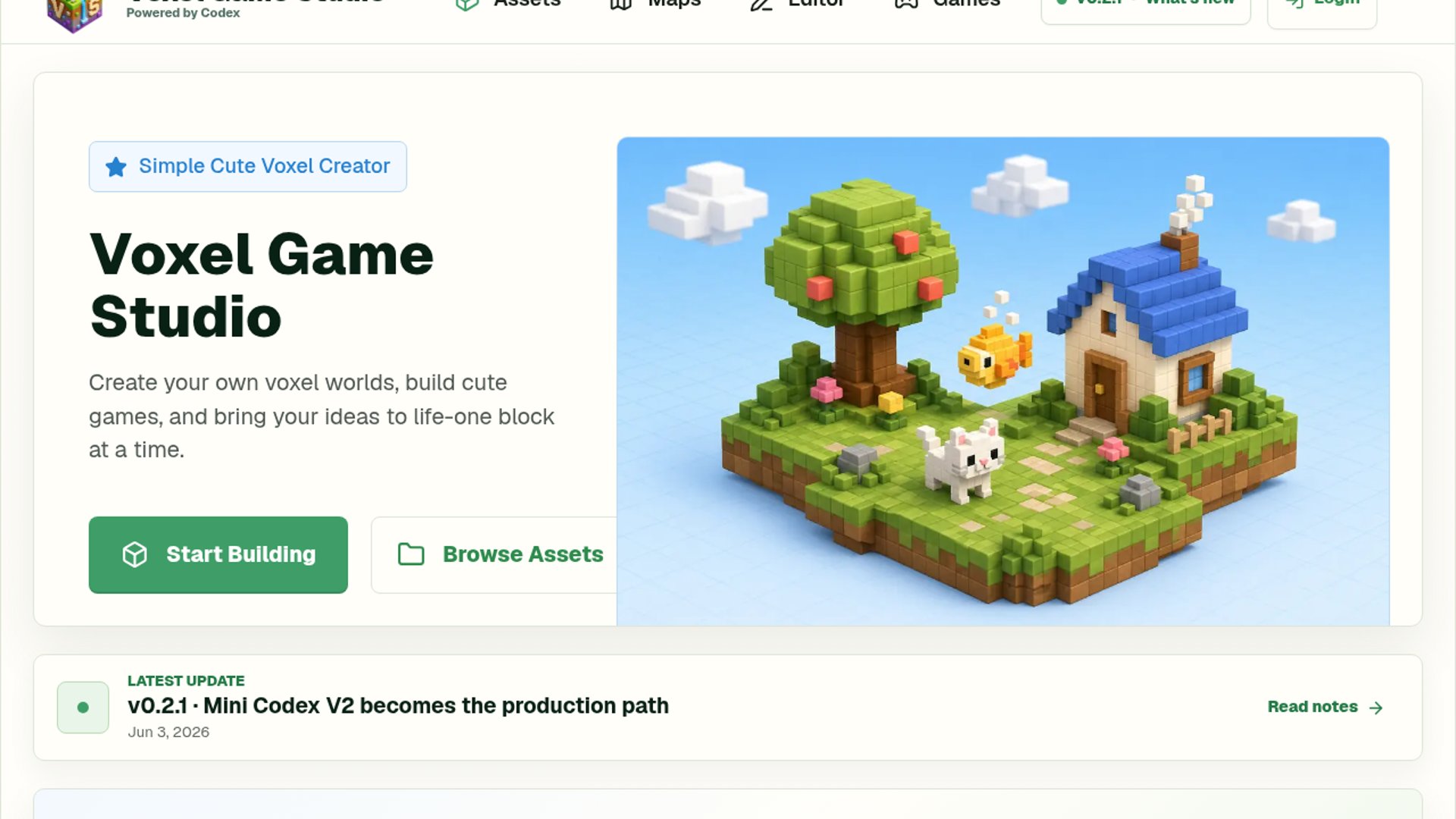 Voxel Game Studio Advances Agentic Game Creation