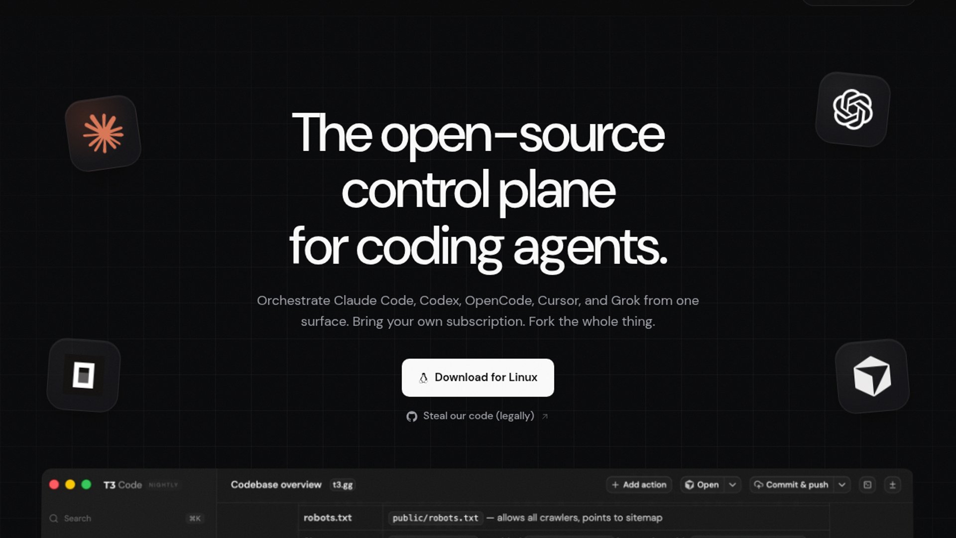 T3 Code Nightly releases inbox-style Sidebar V2