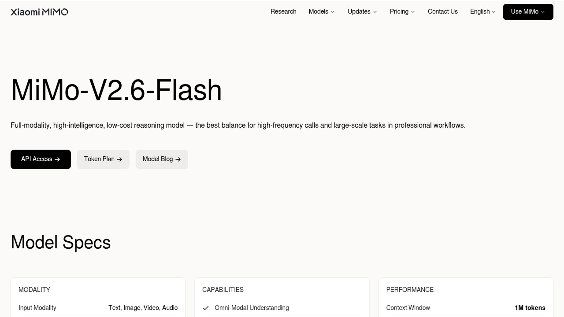 MiMo-V2.6-Flash Brings Cheap Multimodal Agents