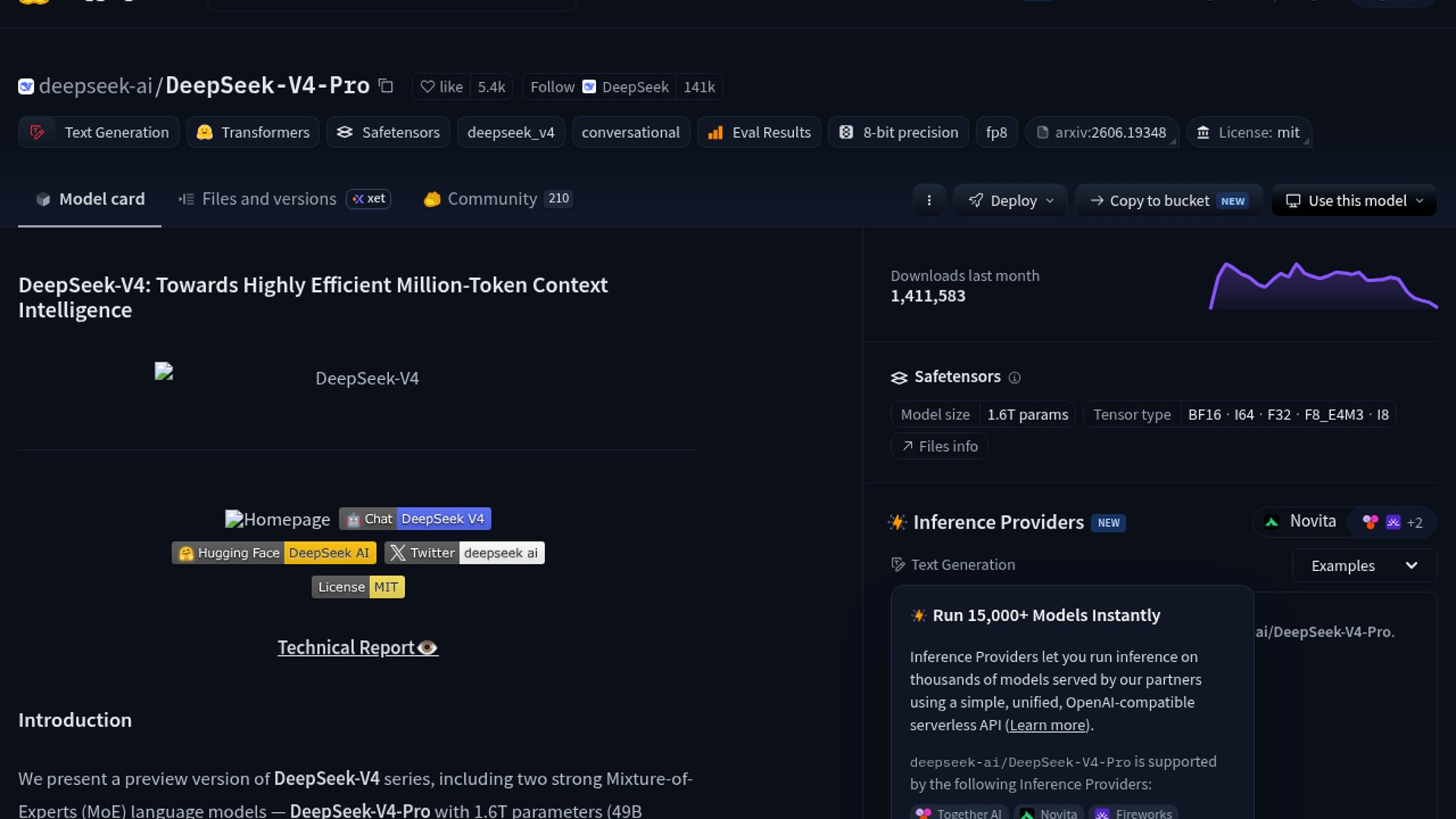 DeepSeek V4 Pro Gets Updated Weights