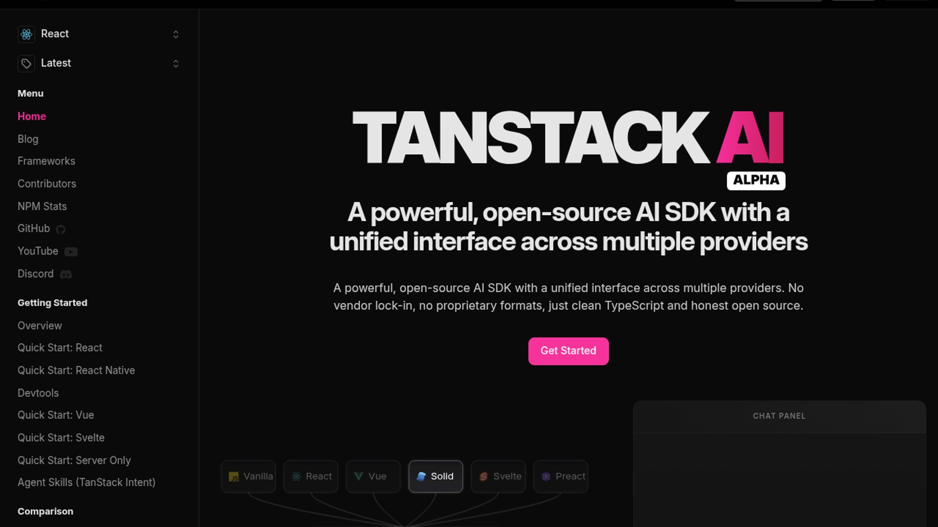 TanStack AI adds native chat persistence