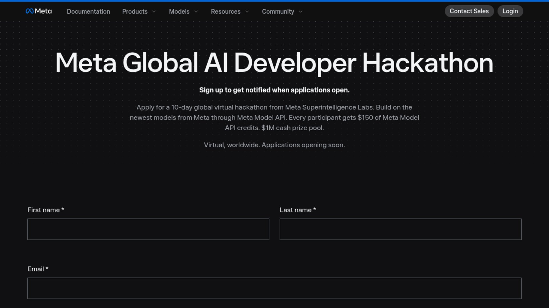 Meta Hosts $1M AI Hackathon