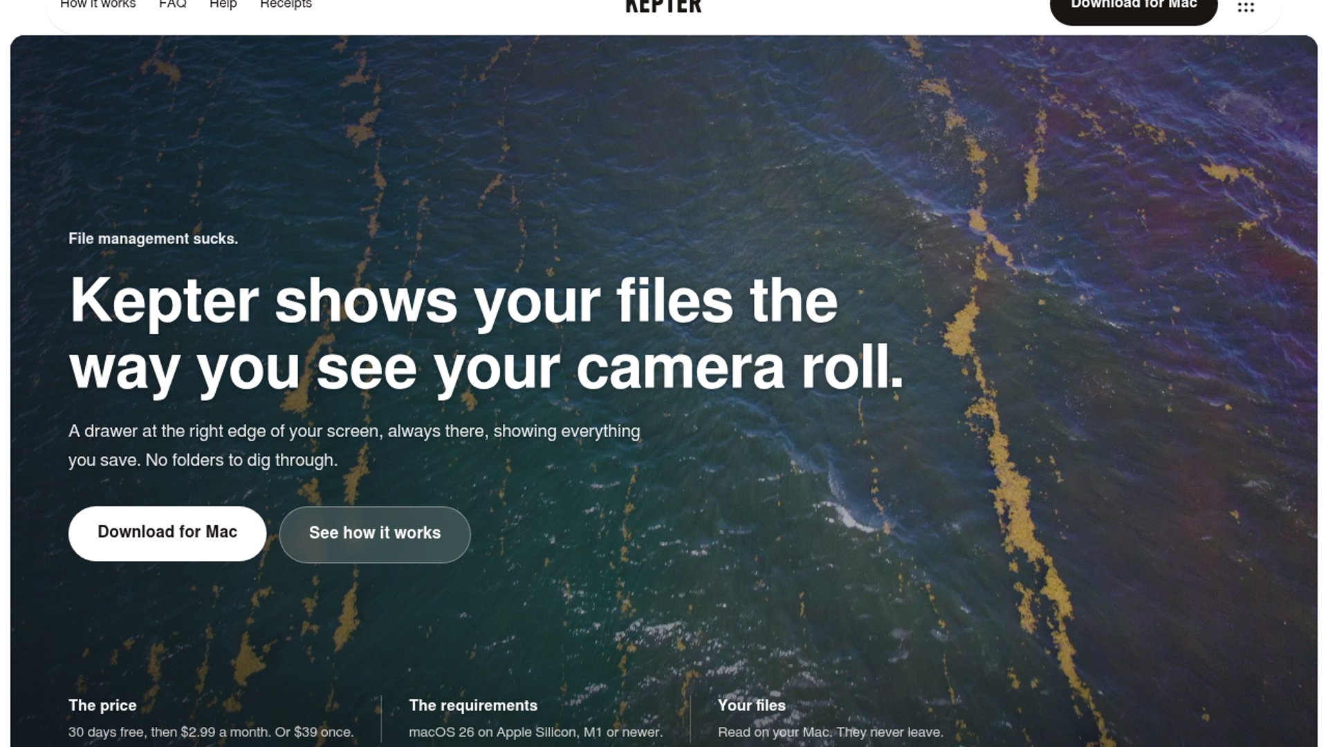 Kepter launches camera roll for Mac files