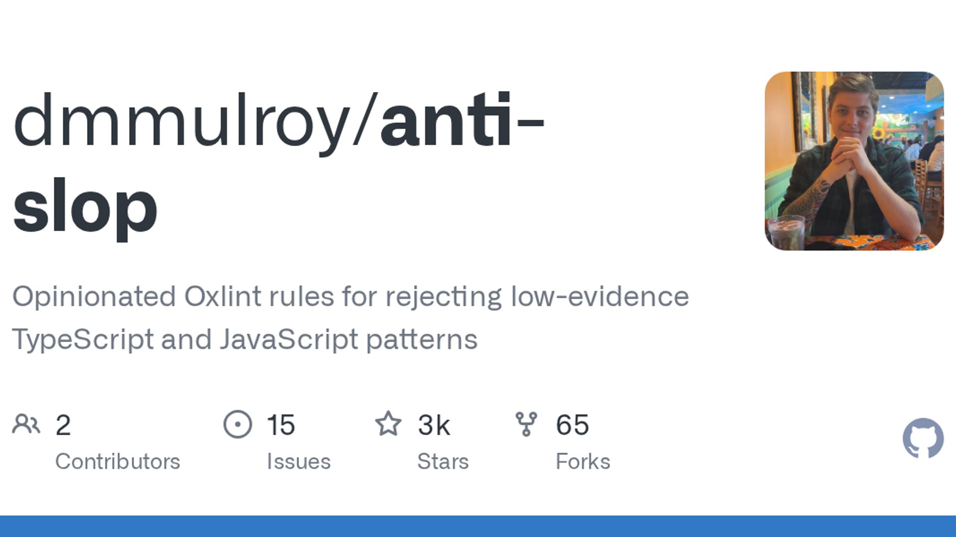 Anti-Slop Makes TypeScript Slop Fail Lint