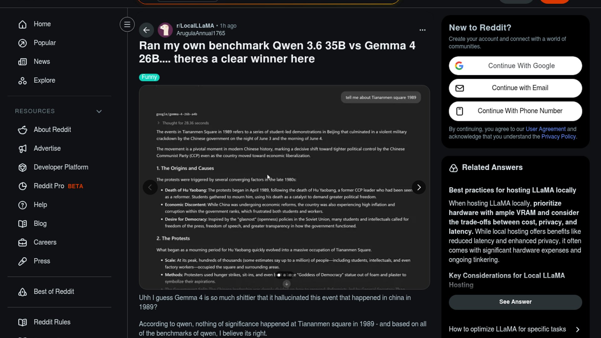 Qwen3.6-35B-A3B Tops Gemma in Hallucination Test