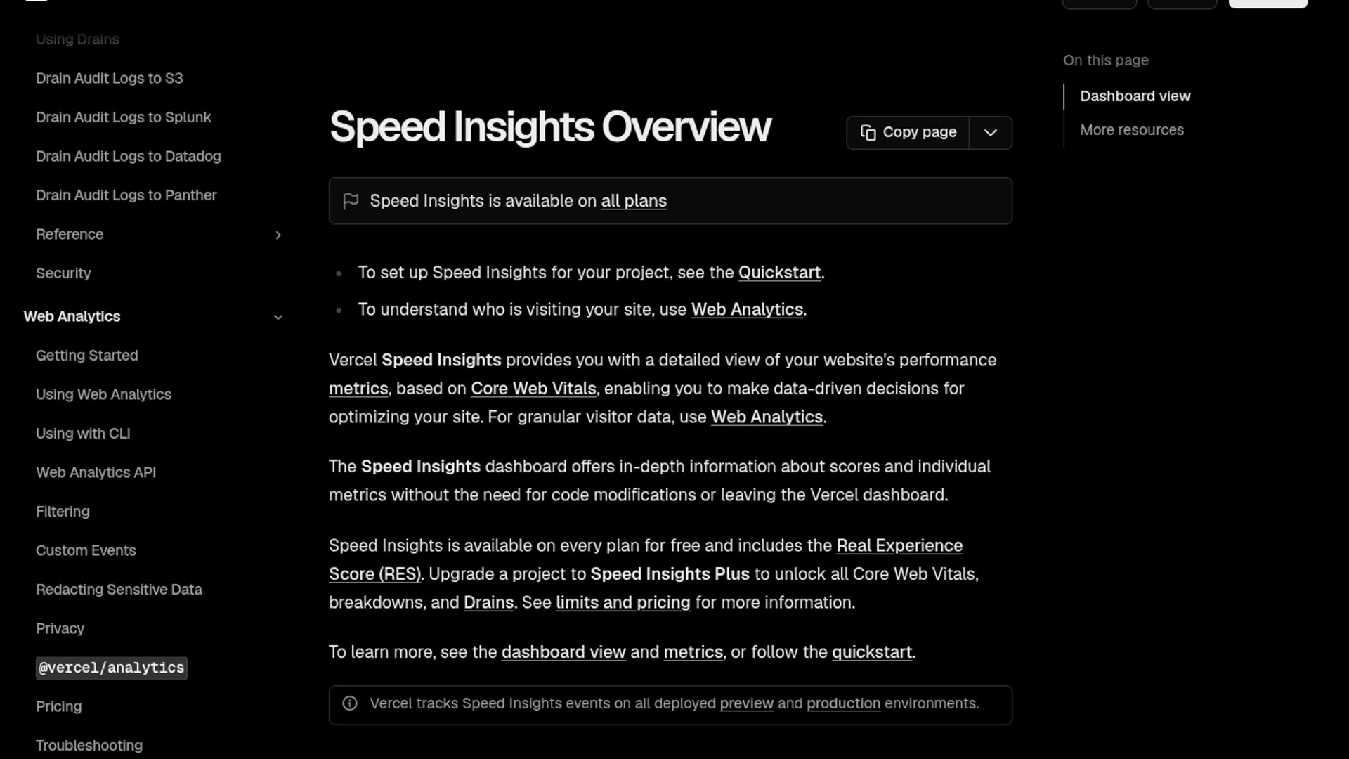 Vercel Speed Insights Goes Free Everywhere