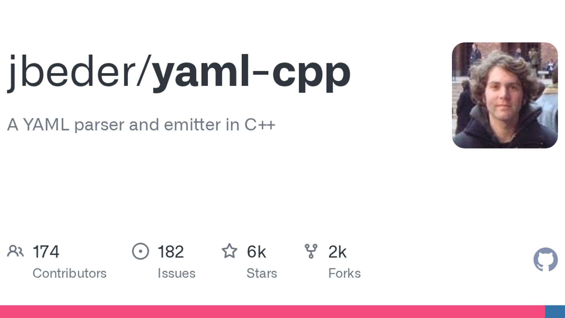 yaml-cpp C++ library parses, emits YAML 1.2
