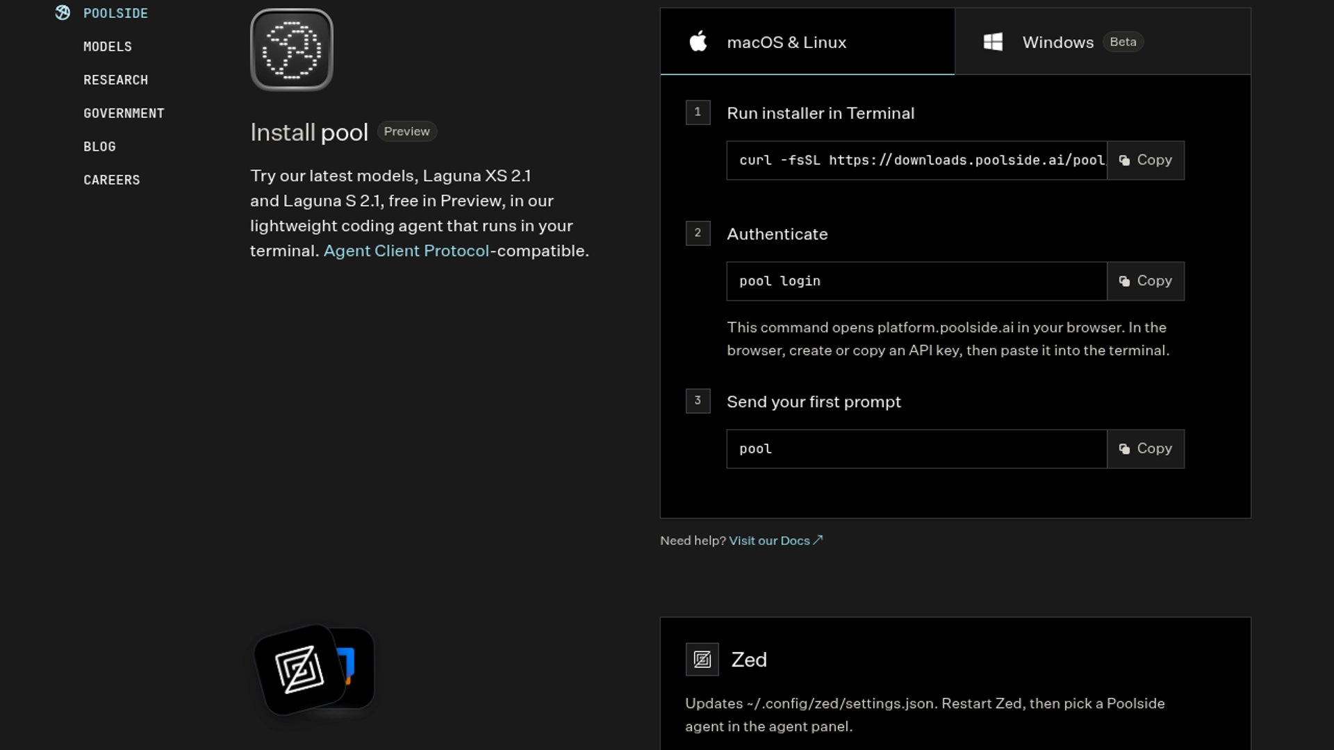 Poolside unveils Pool agentic coding harness
