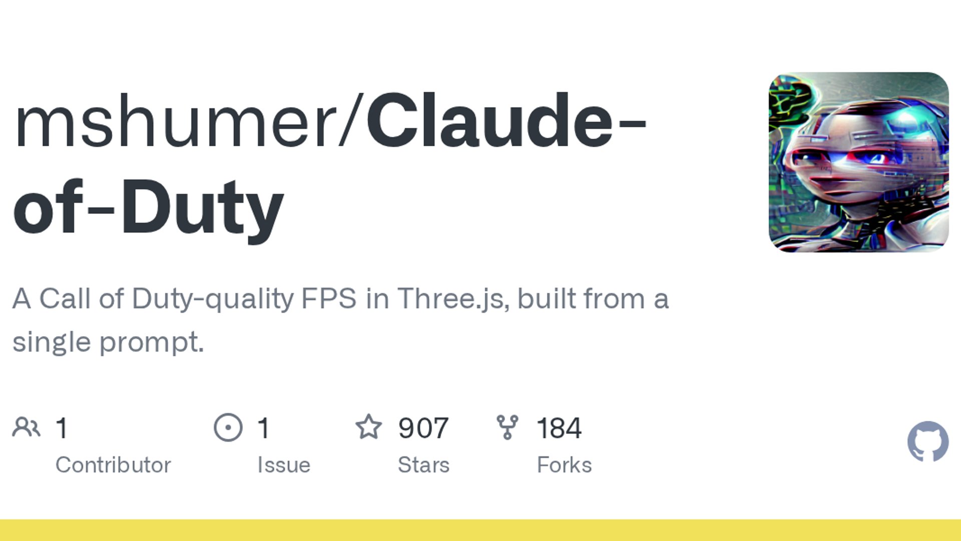 Matt Shumer releases open-source browser FPS Claude of Duty