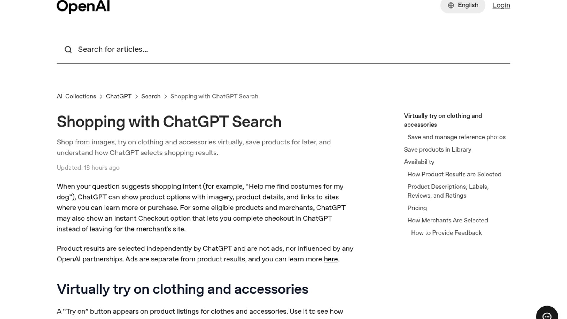 ChatGPT Adds Virtual Try-On, Product Favorites