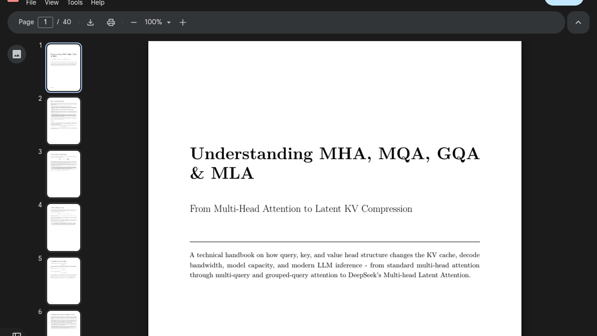 Handbook demystifies MHA, MQA, GQA, MLA tradeoffs