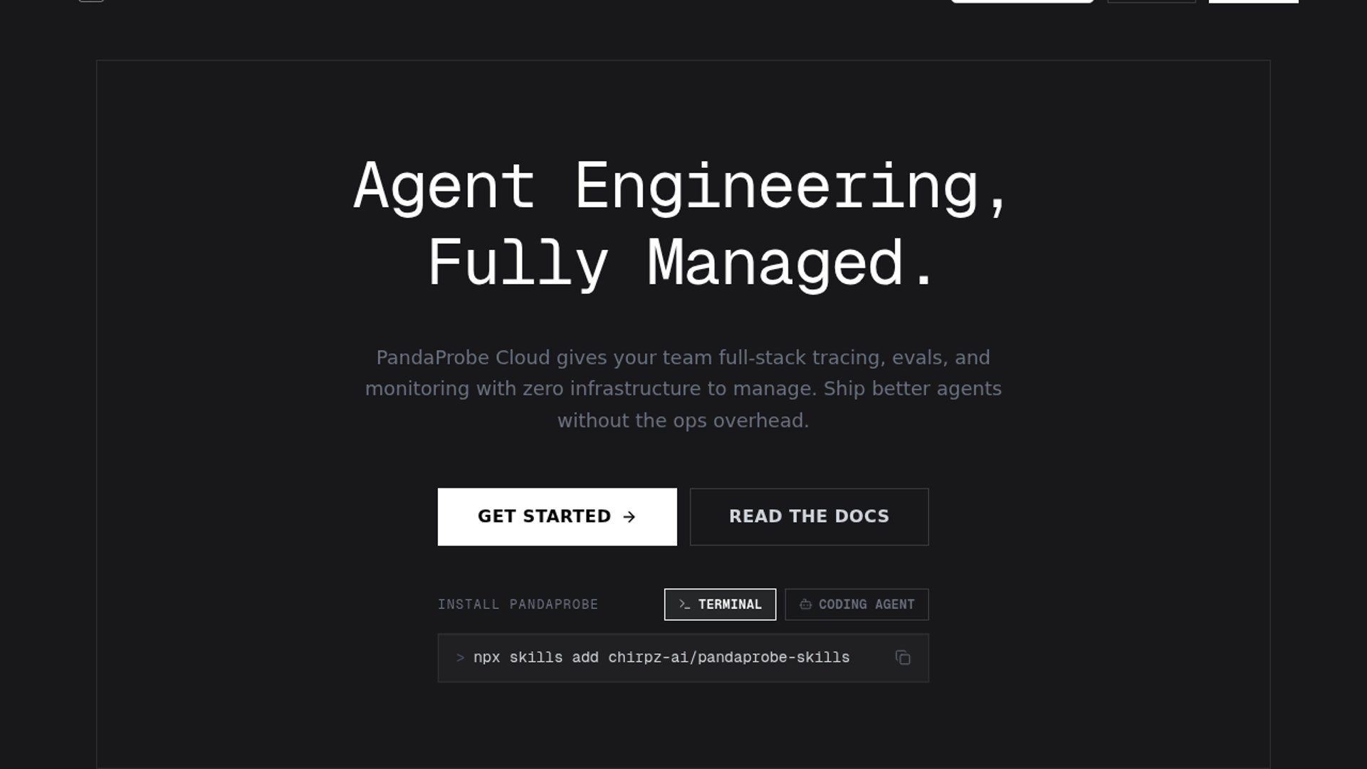PandaProbe Cloud launches a fully managed agent engineering platform to simplify full-stack tracing, evaluation, and monitoring for AI agents with zero infrastructure overhead