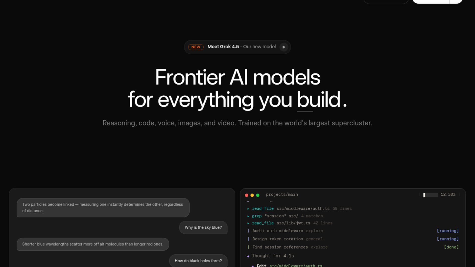 xAI Grok 4.6 finishes training next week