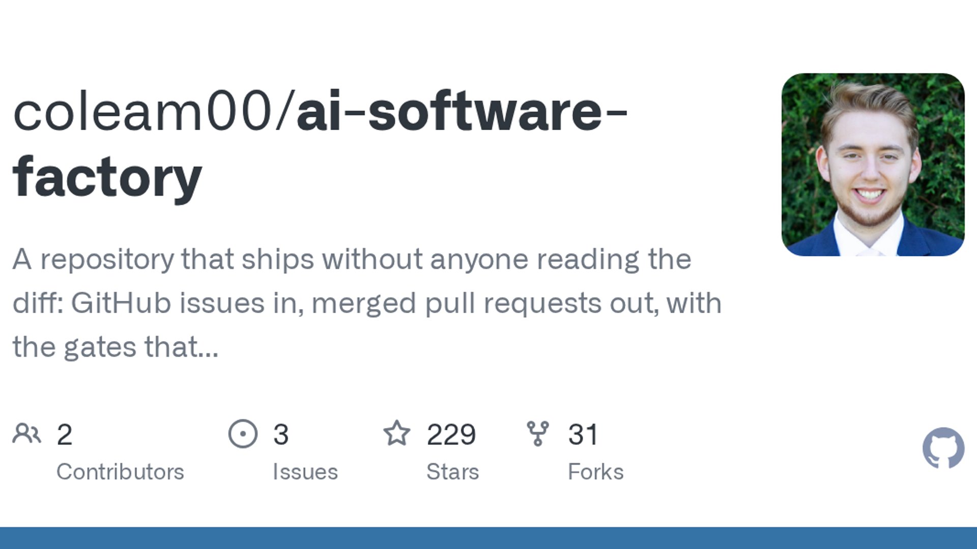 Cole Medin launches open-source AI Software Factory