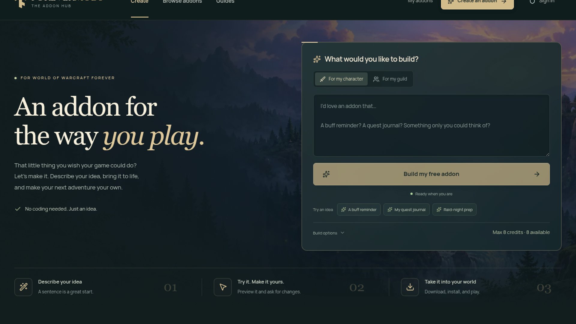 ForeverMods Turns WoW Ideas Into Addons