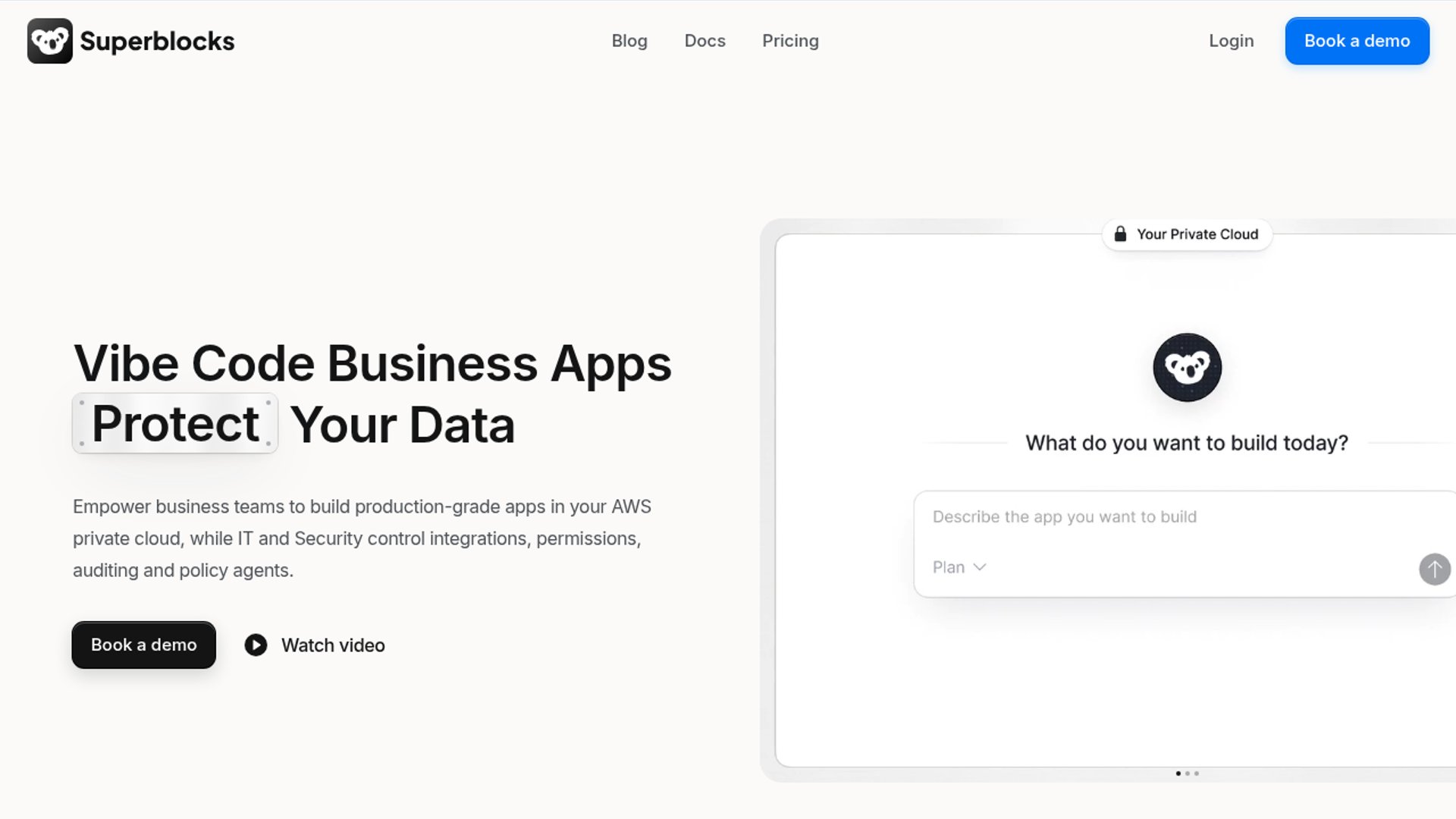 Superblocks Demos Governed Enterprise Vibe Coding