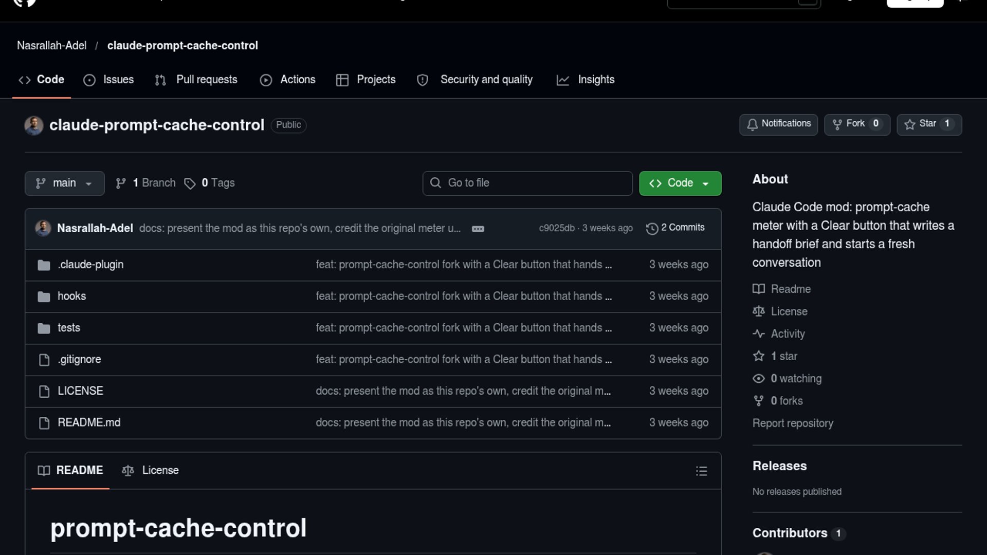 Prompt Cache Control Tops 3,000 Downloads