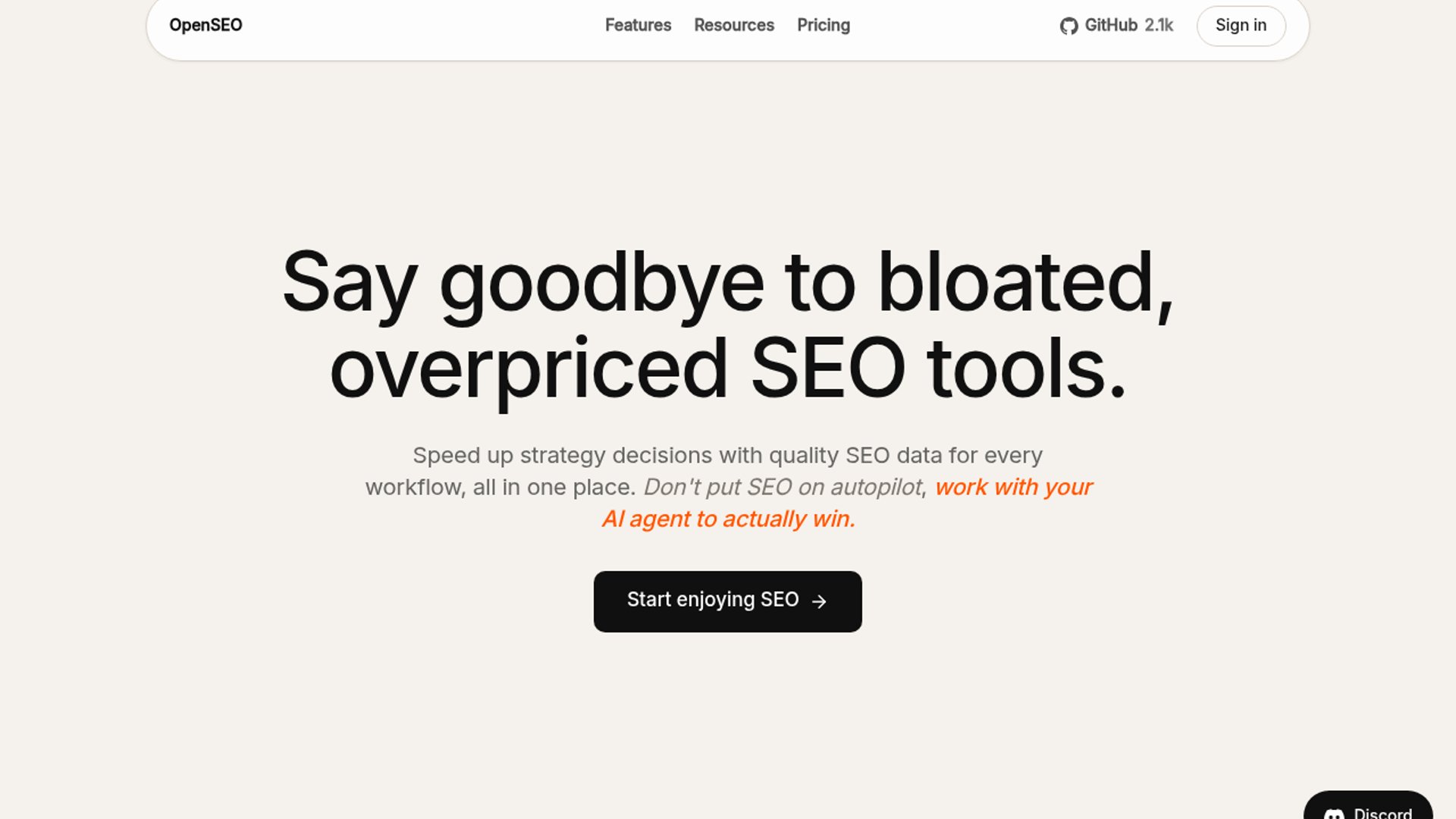 OpenSEO provides open-source Semrush, Ahrefs alternative