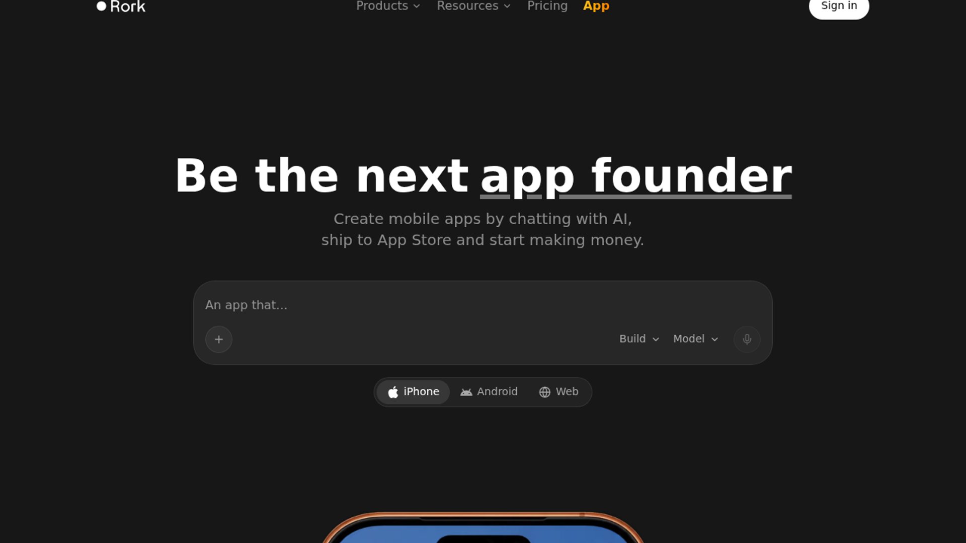 Rork Previews iPhone Duo Simulator