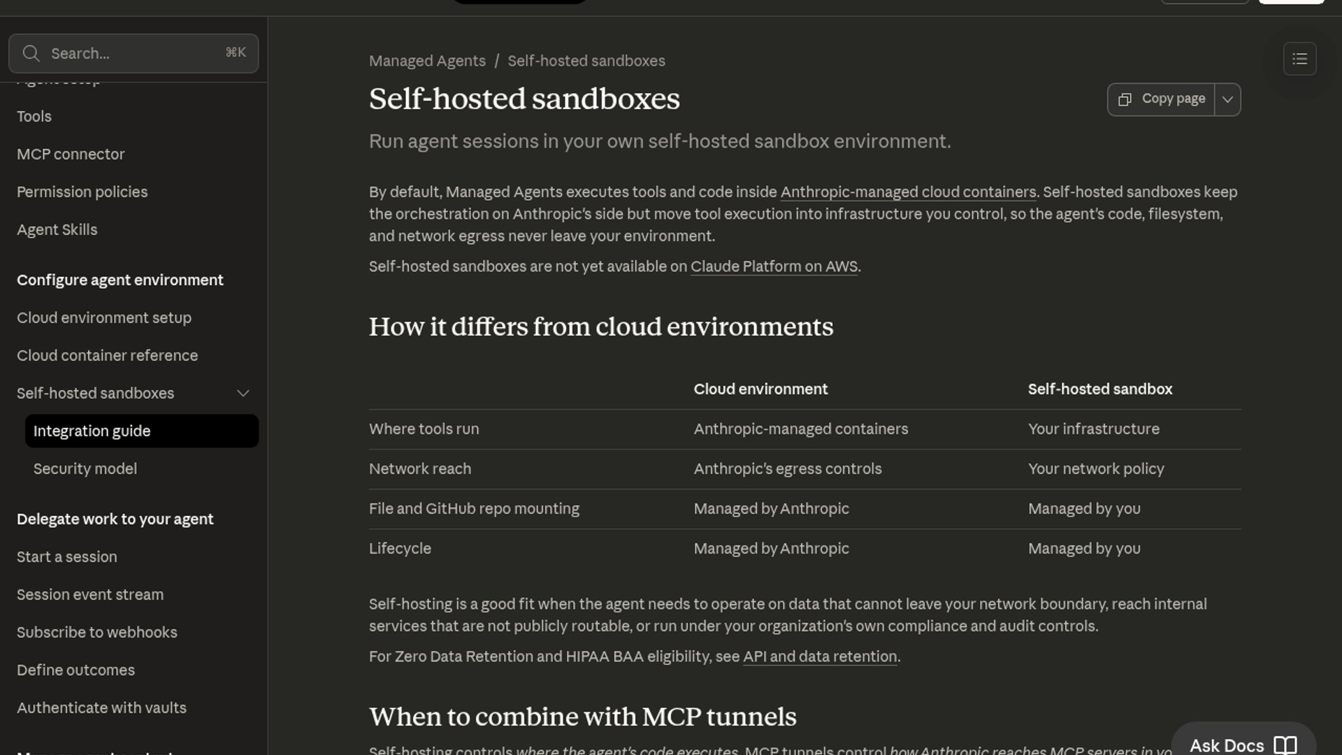 Anthropic adds self-hosted sandboxes, MCP tunnels to Managed Agents