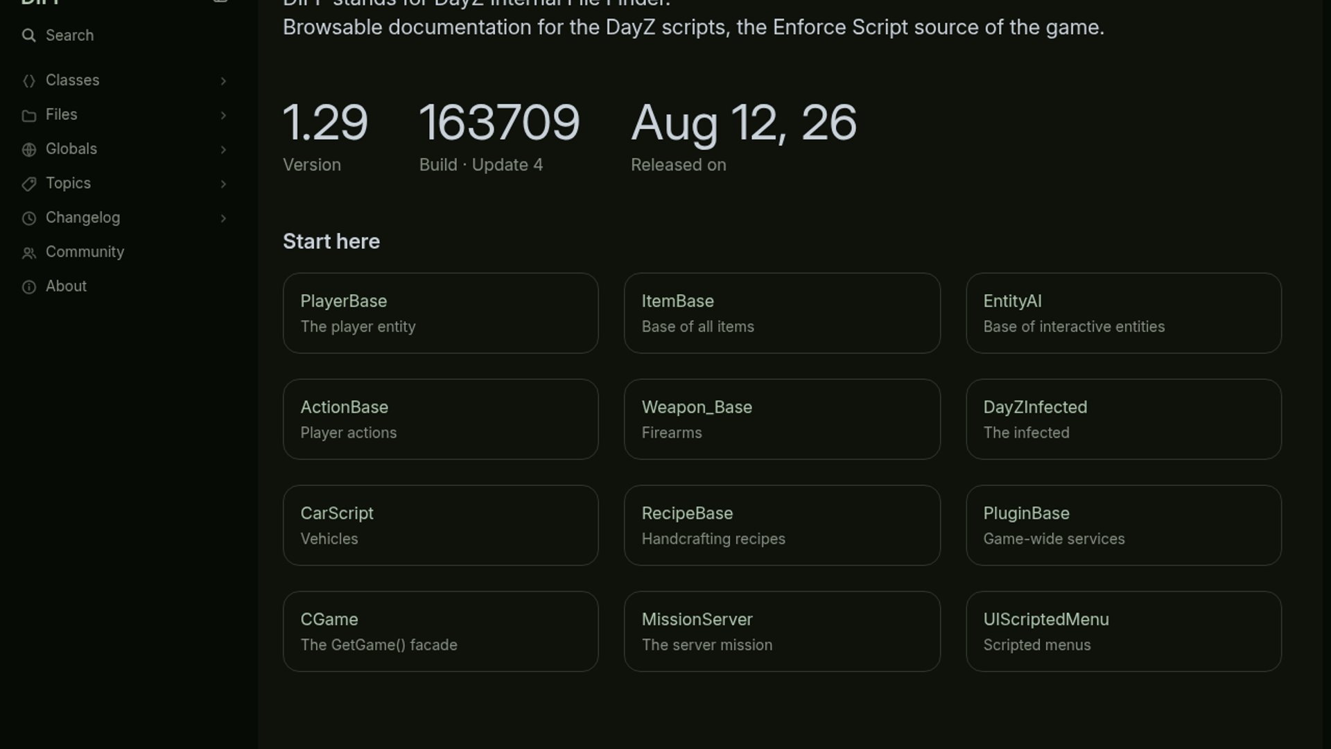 DIFF launches LLM-ready DayZ script browser