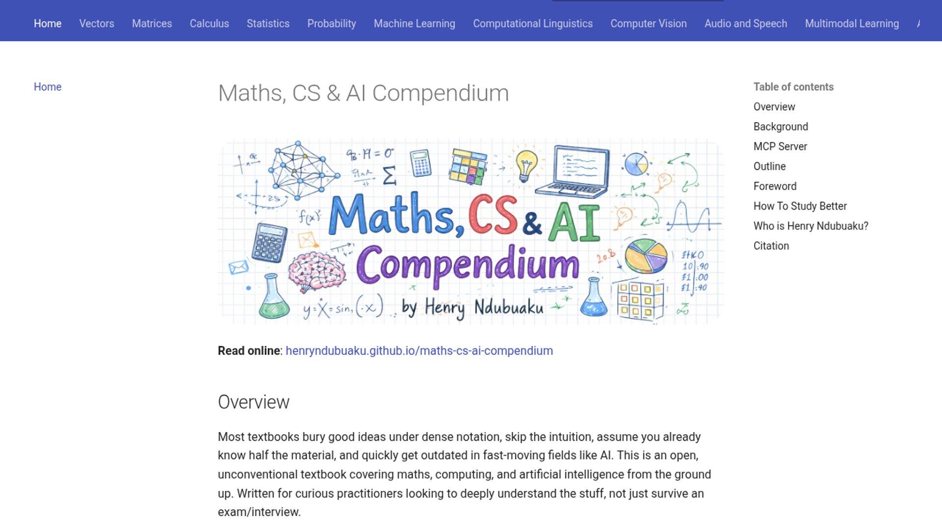 Maths CS AI Compendium delivers AI research curriculum