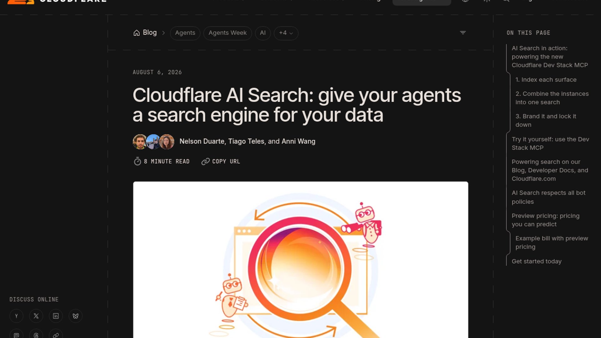 Cloudflare launches AI Search, a managed service that automatically handles crawling, embedding, and retrieval to give AI agents access to custom data.