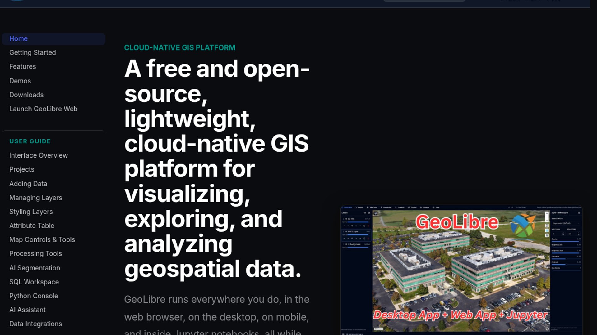 GeoLibre launches cloud-native open-source GIS platform