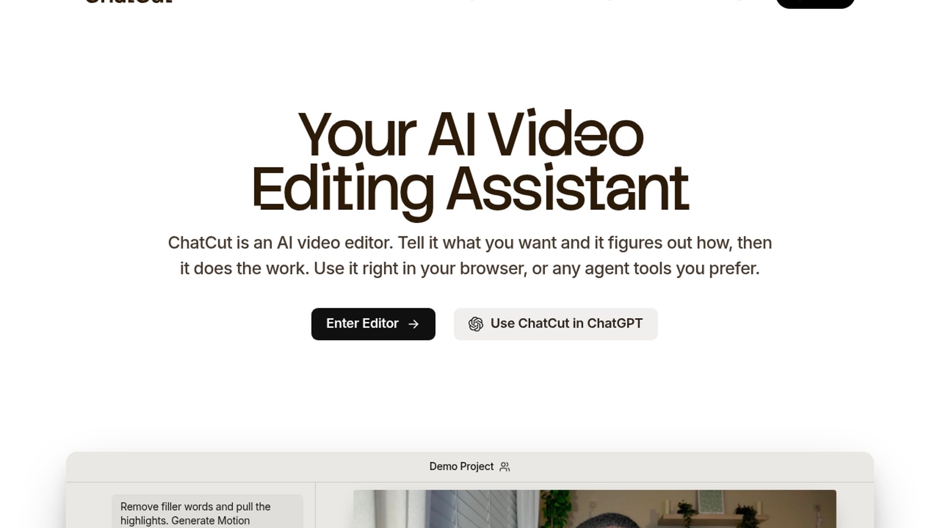 ChatCut launches prompt-based AI video editor