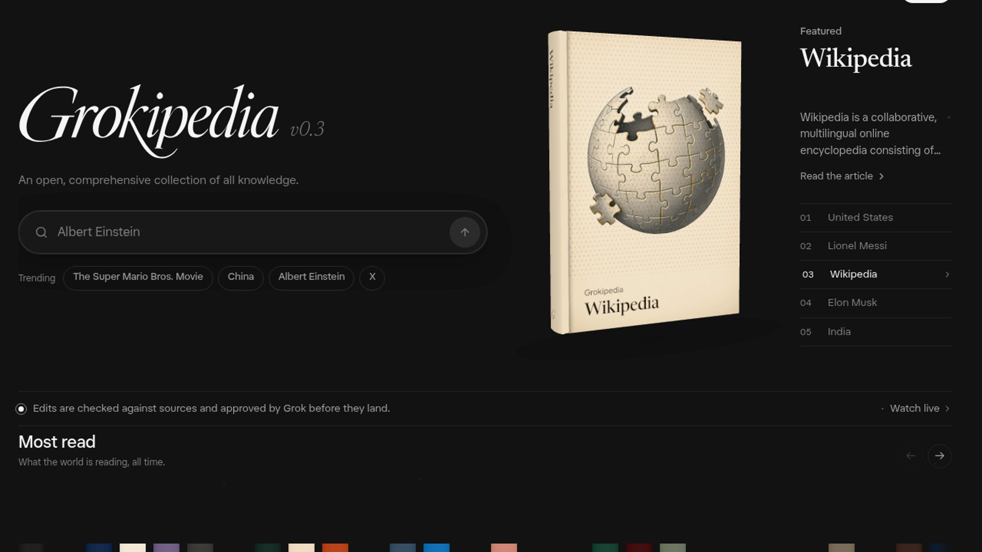 Grokipedia v0.3 Reboots AI Encyclopedia