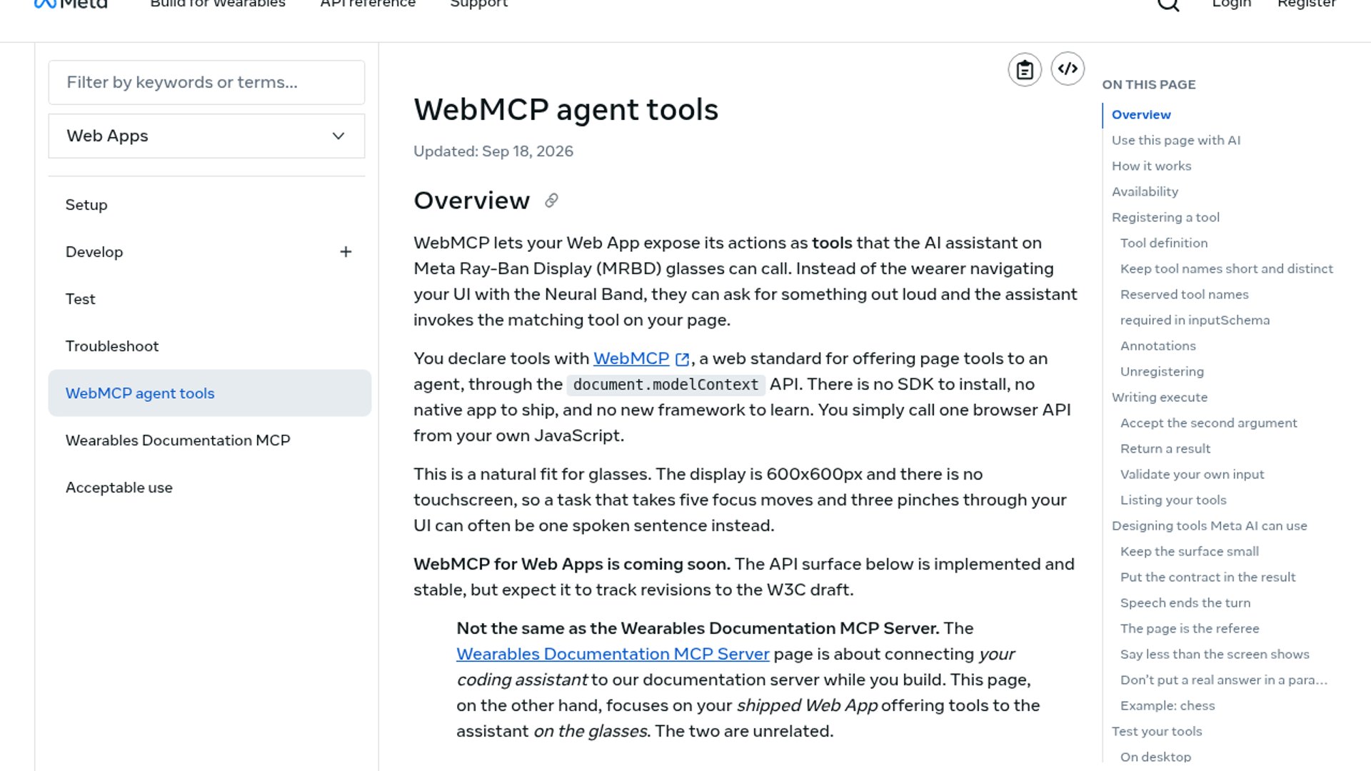 Meta WebMCP Brings Voice Actions to Glasses