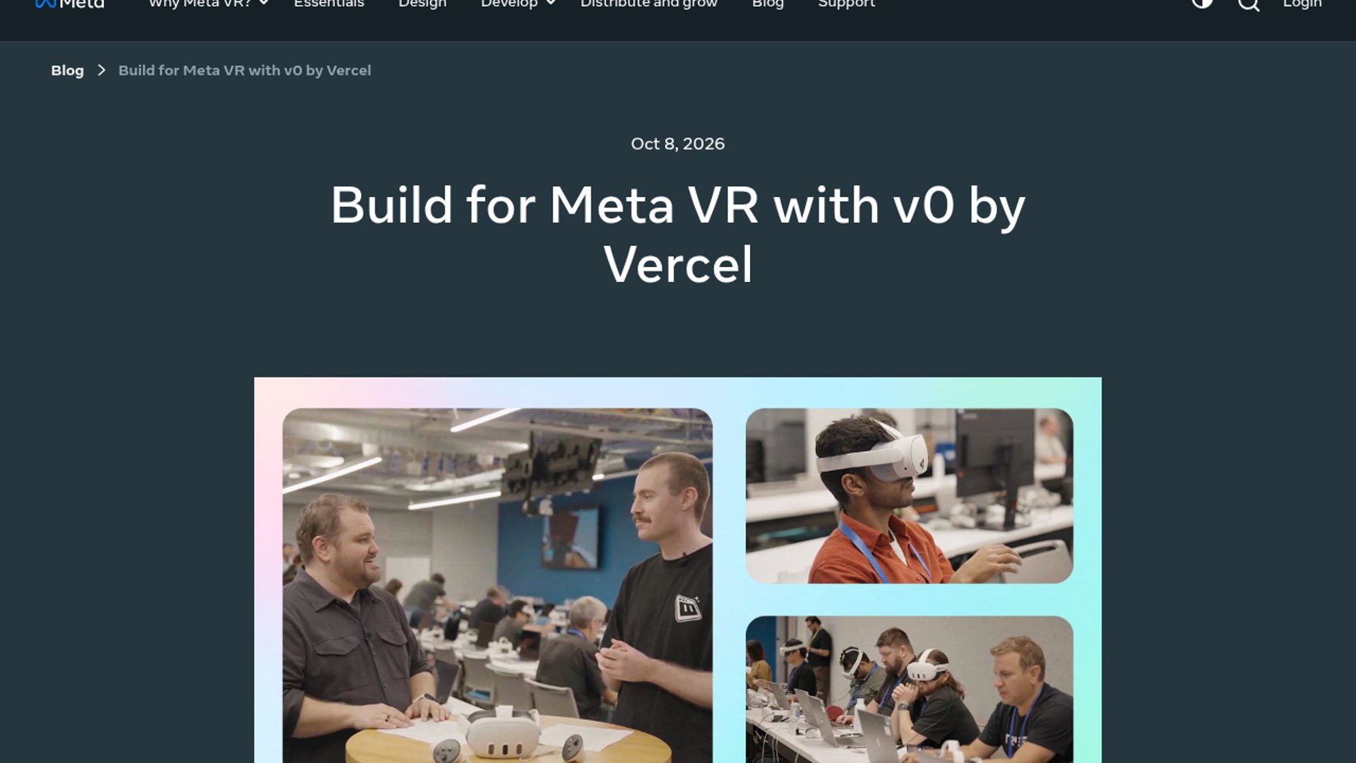 Meta IWSDK Template Brings Prompt-Driven VR.