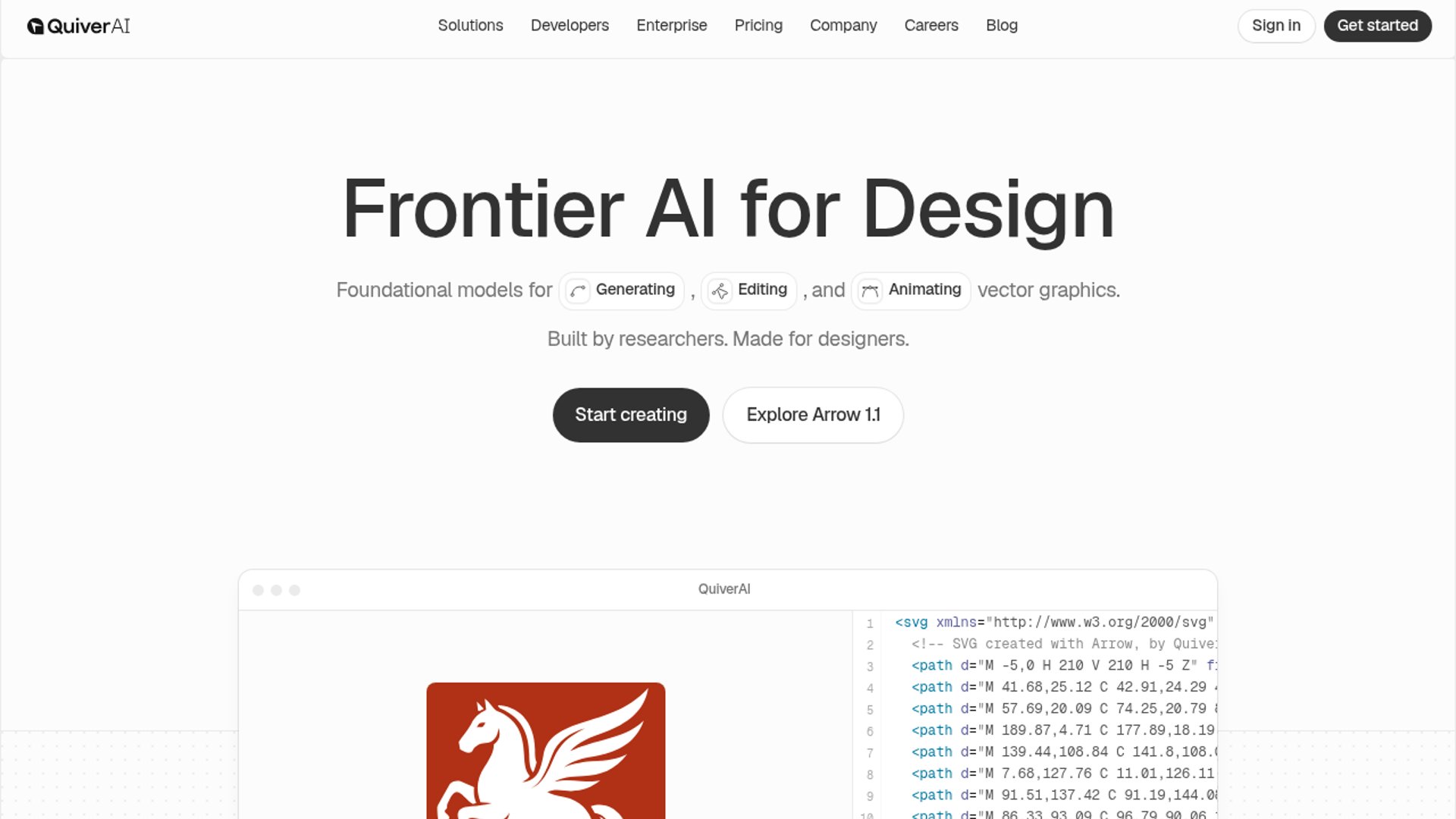 QuiverAI adds Explore page, personalized onboarding