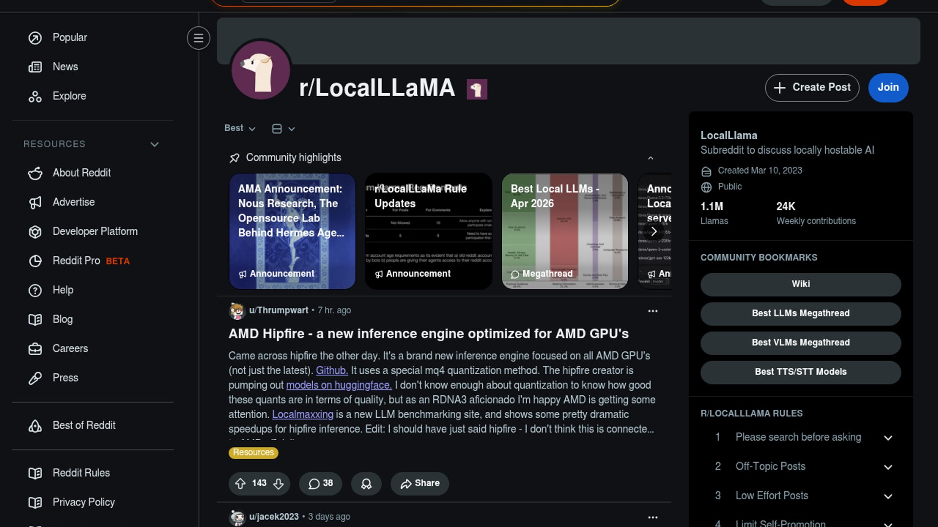 LocalLLaMA ranks next-gen 2026 model lineup