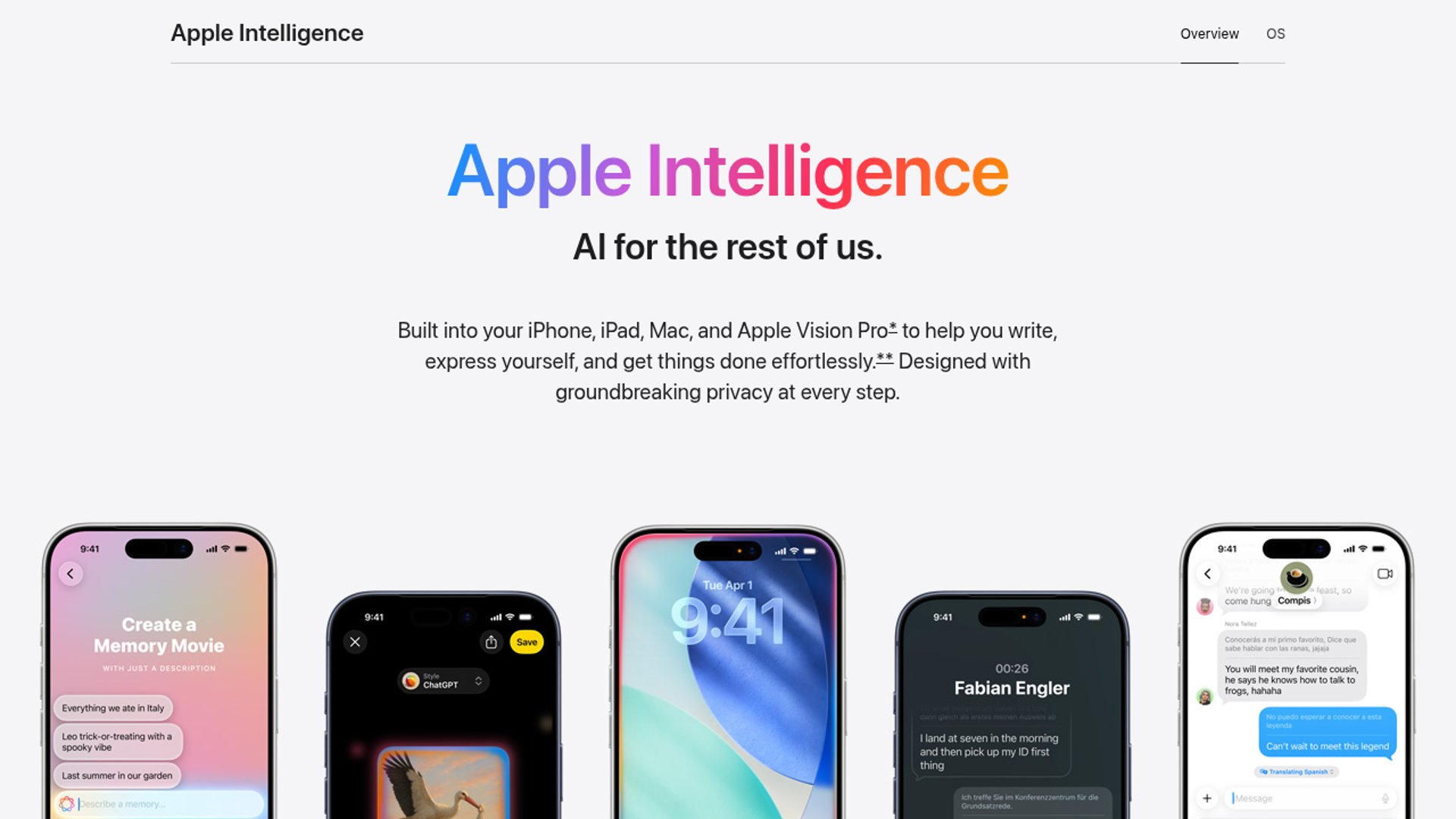 AI is technology, not product