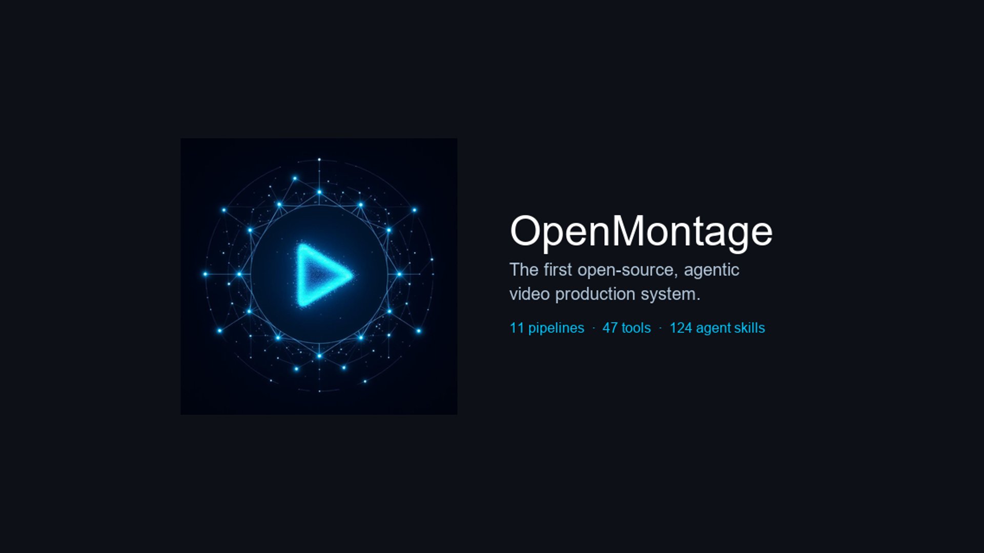 OpenMontage is an open-source agentic video production system that enables coding agents to generate complete animated shorts for under $2.
