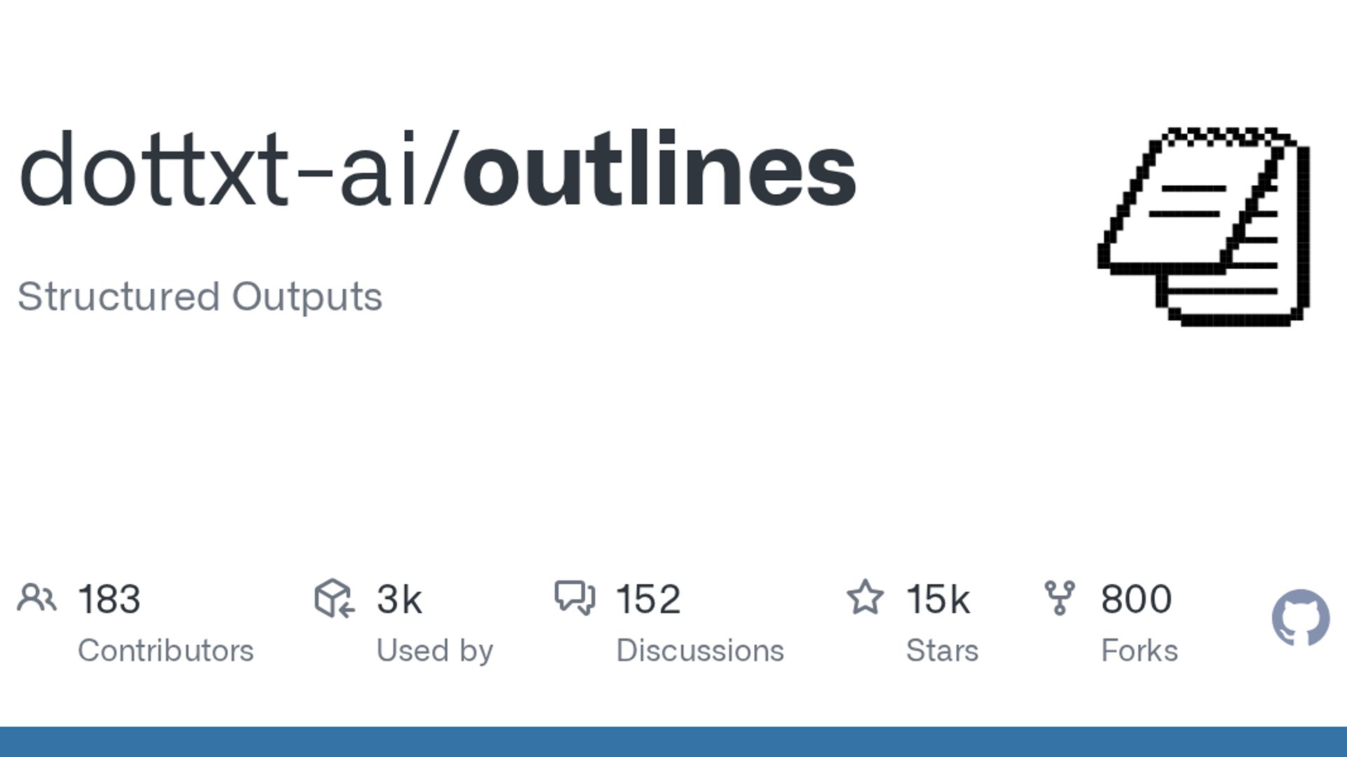 Outlines enforces structured LLM outputs via constrained generation