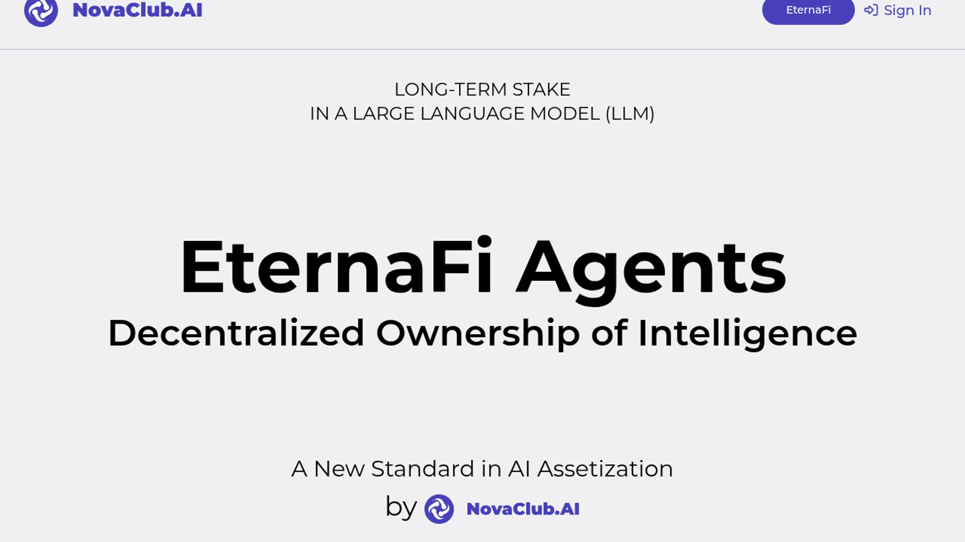 EternaFi Agents Maps Decentralized AI Roadmap
