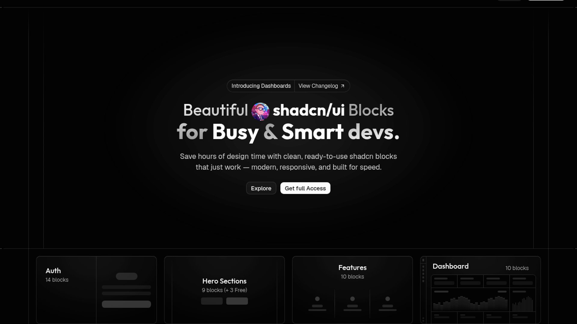 Efferd Teases Cleaner shadcn Blocks